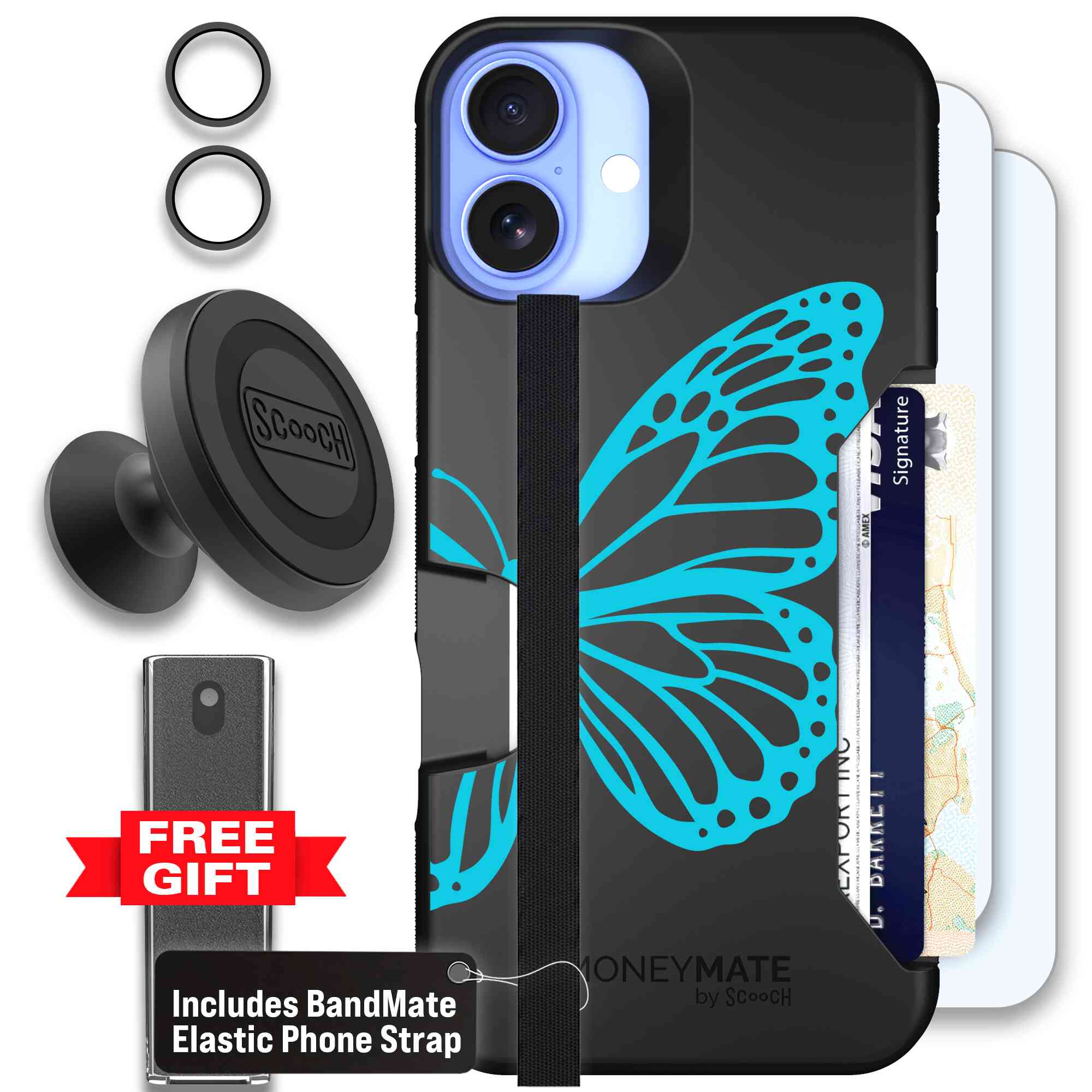 Azure Butterfly | website | iPhone 16 Plus | Defender Bundle