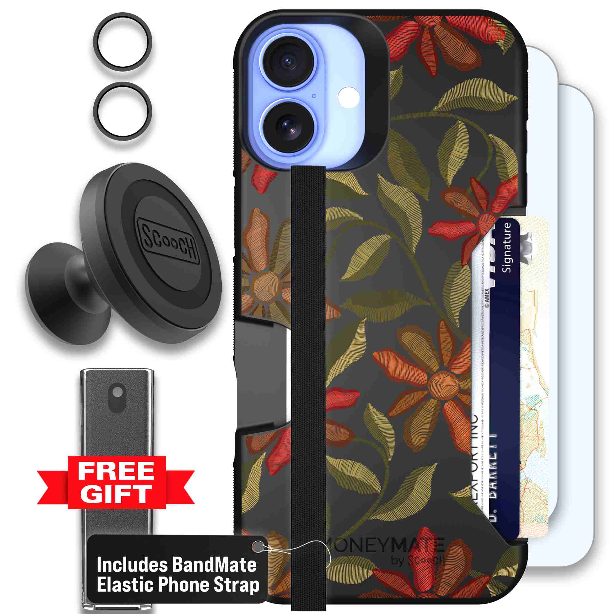 Floral Tapestry | website | iPhone 16 Plus | Defender Bundle