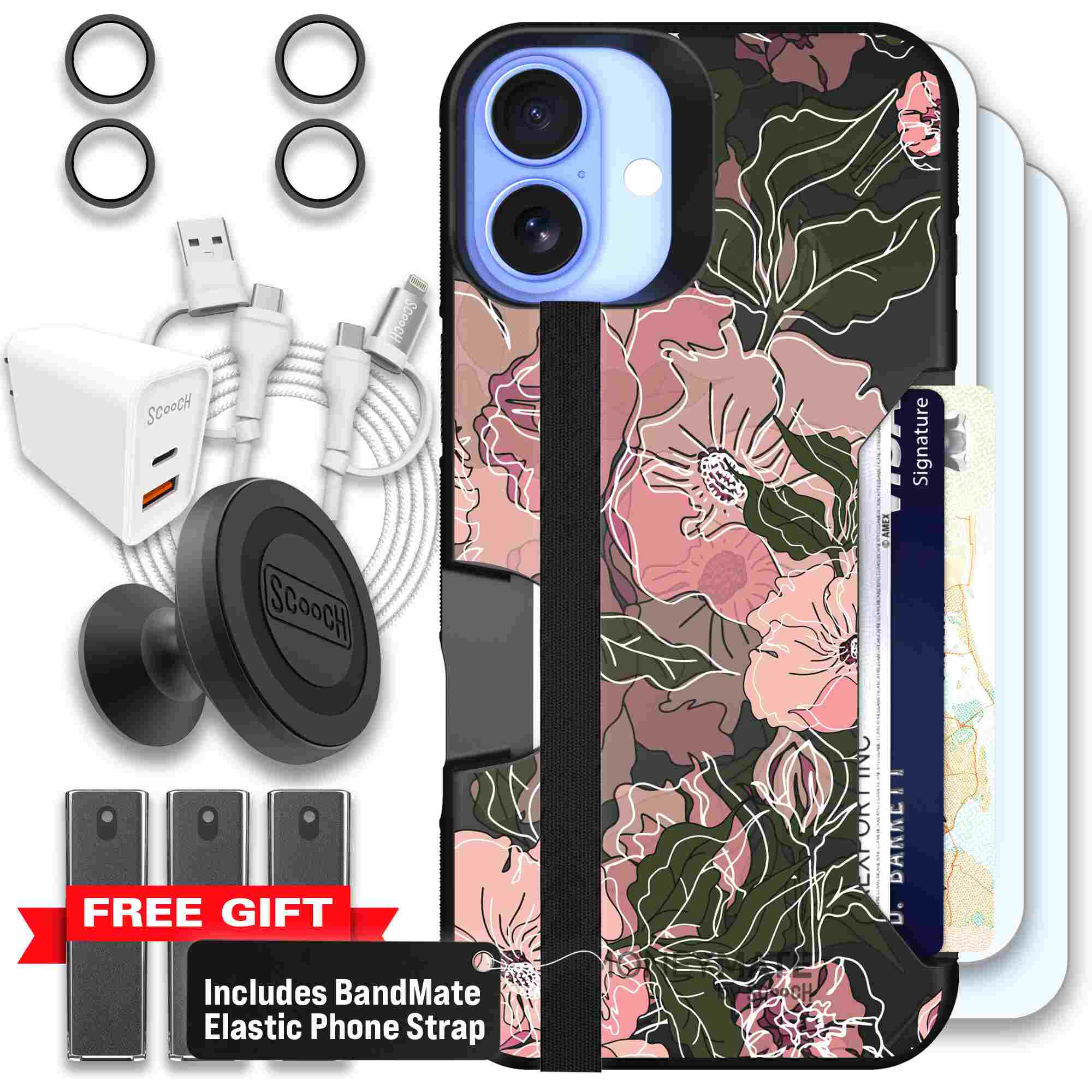 Blush Botanical | website | iPhone 16 Plus | Ultimate Bundle