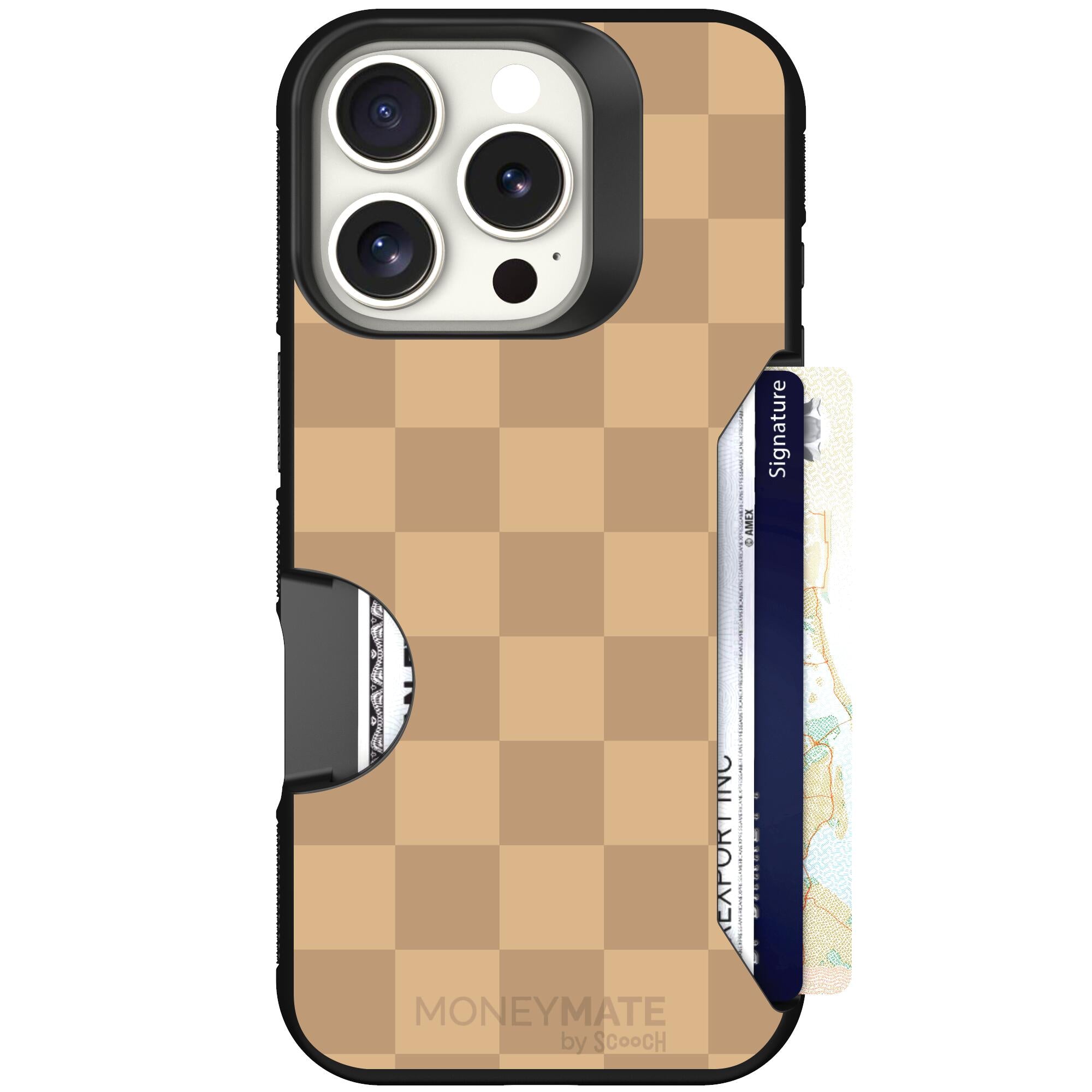 Checkered Beige | website | iPhone 16 Pro | Case