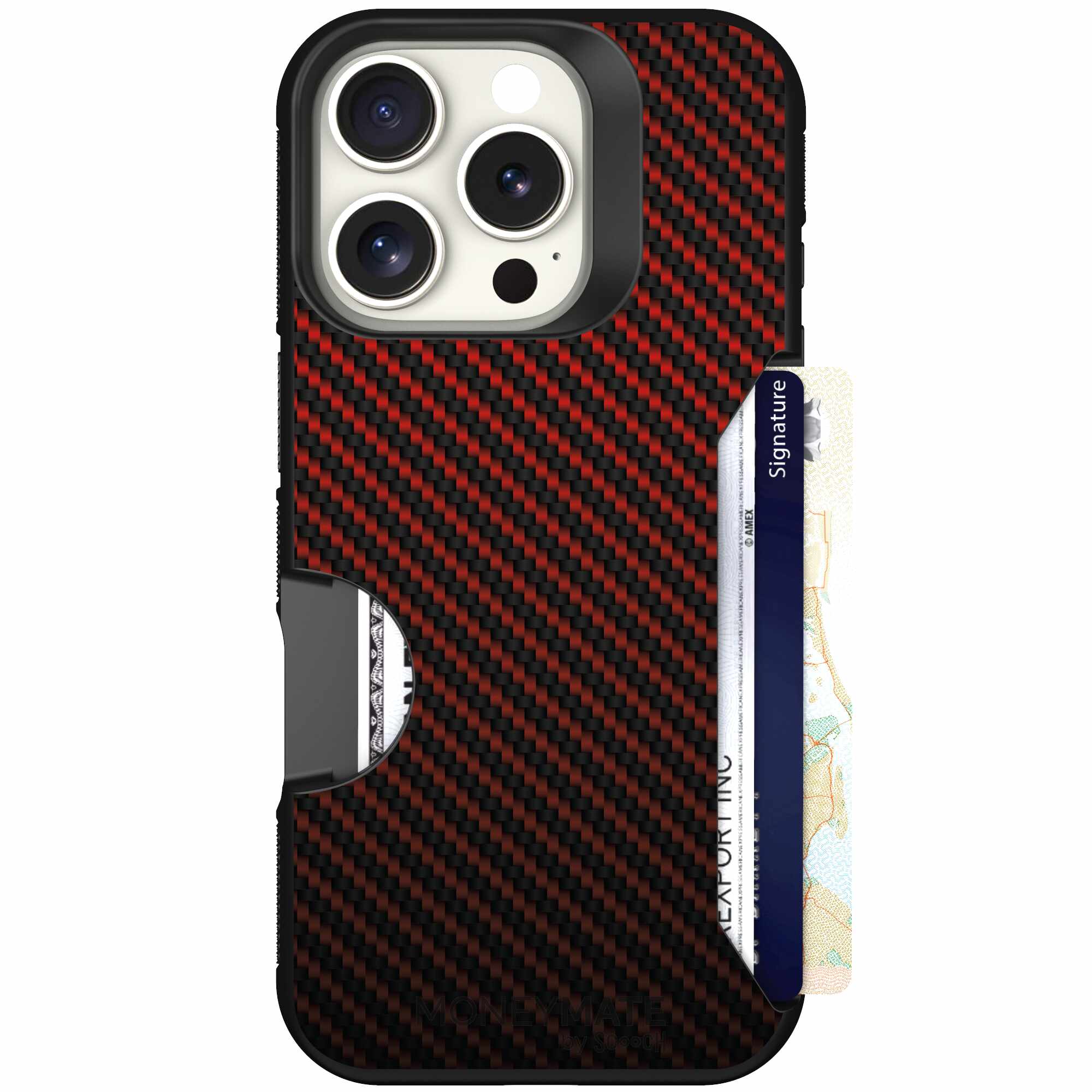 Red Carbon Fiber | website | iPhone 16 Pro | Case