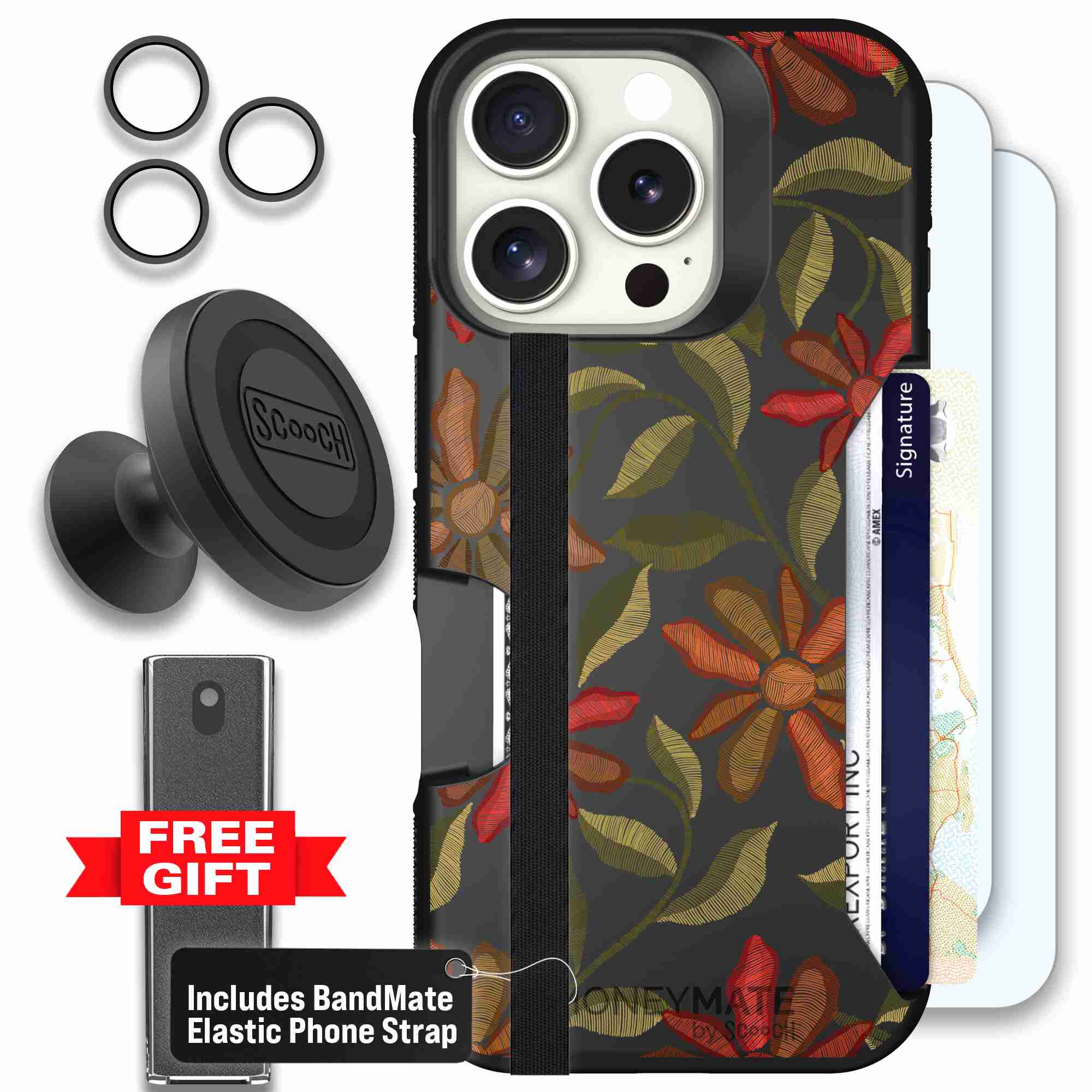 Floral Tapestry | website | iPhone 16 Pro | Defender Bundle