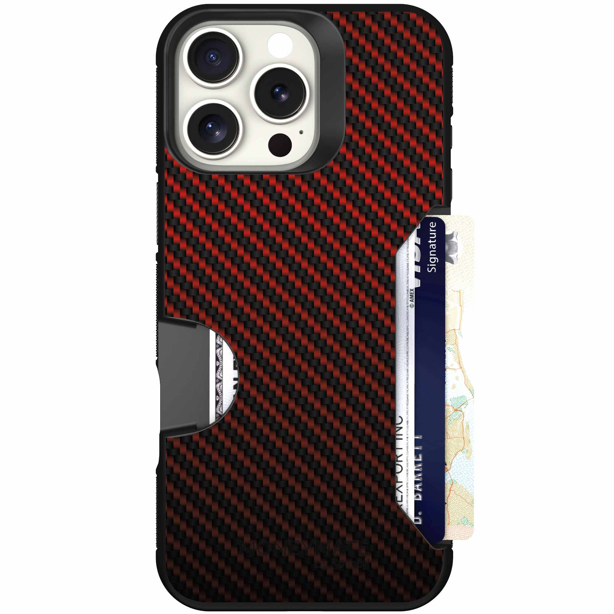 Red Carbon Fiber | website | iPhone 16 Pro Max | Case