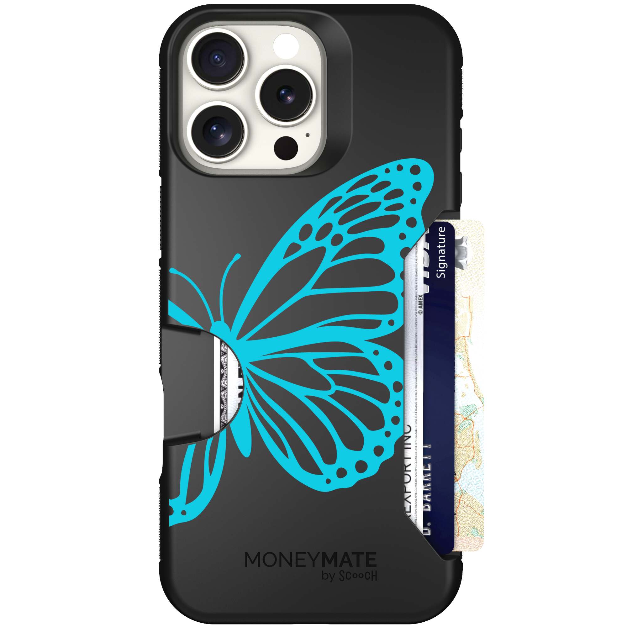 Azure Butterfly | website | iPhone 16 Pro Max | Case