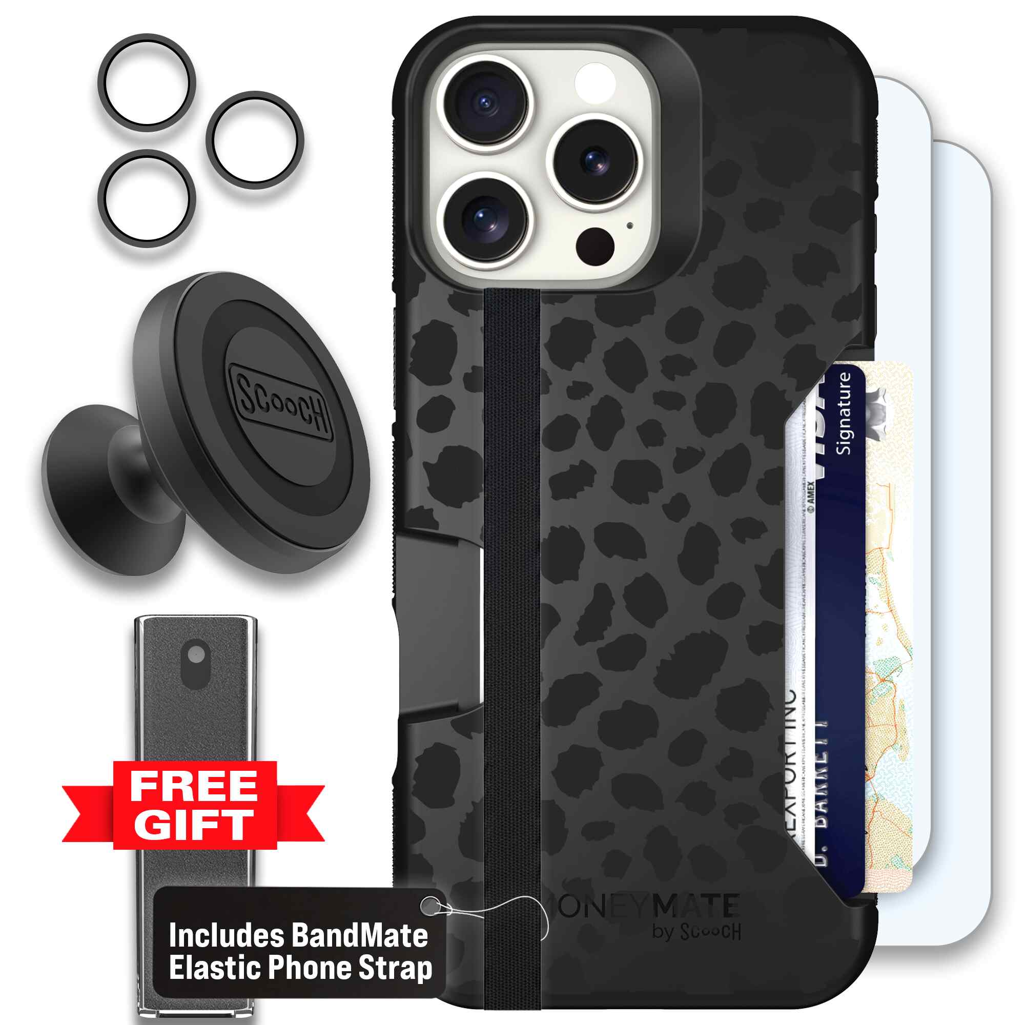 Black Leopard | website | iPhone 16 Pro Max | Defender Bundle