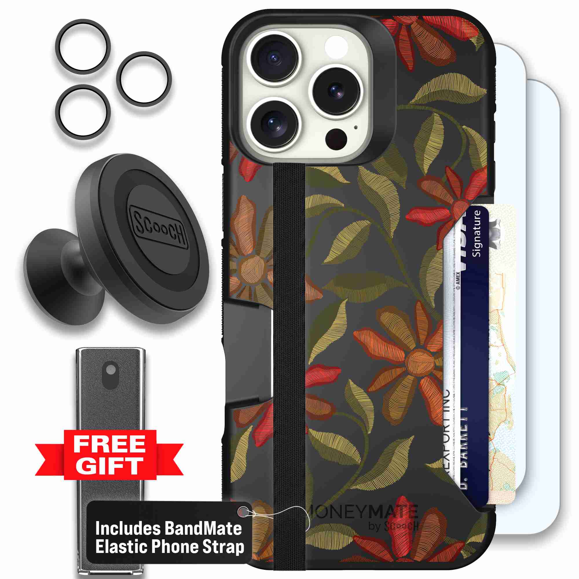 Floral Tapestry | website | iPhone 16 Pro Max | Defender Bundle