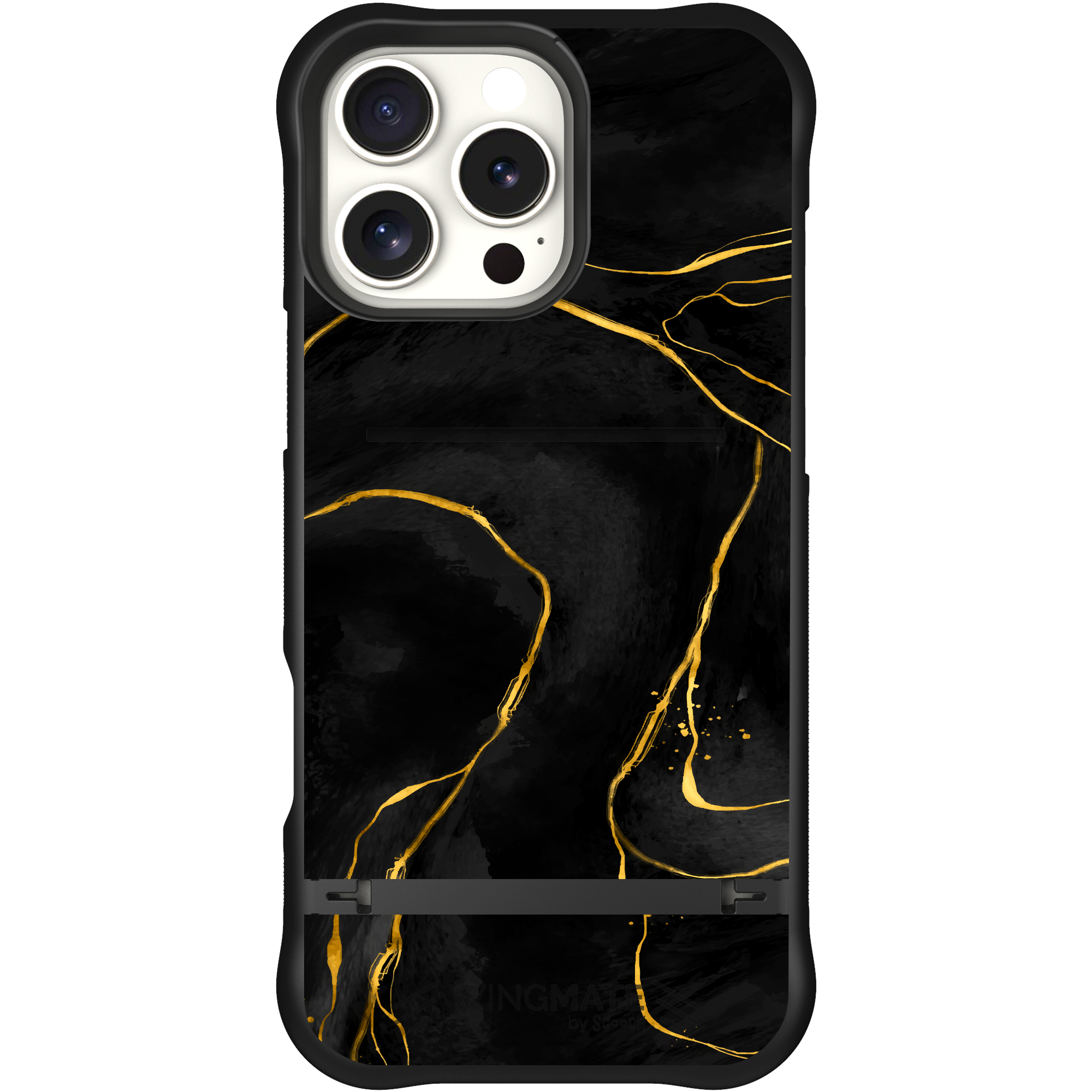 Wingmate Black Marble for iPhone 16 Pro Max