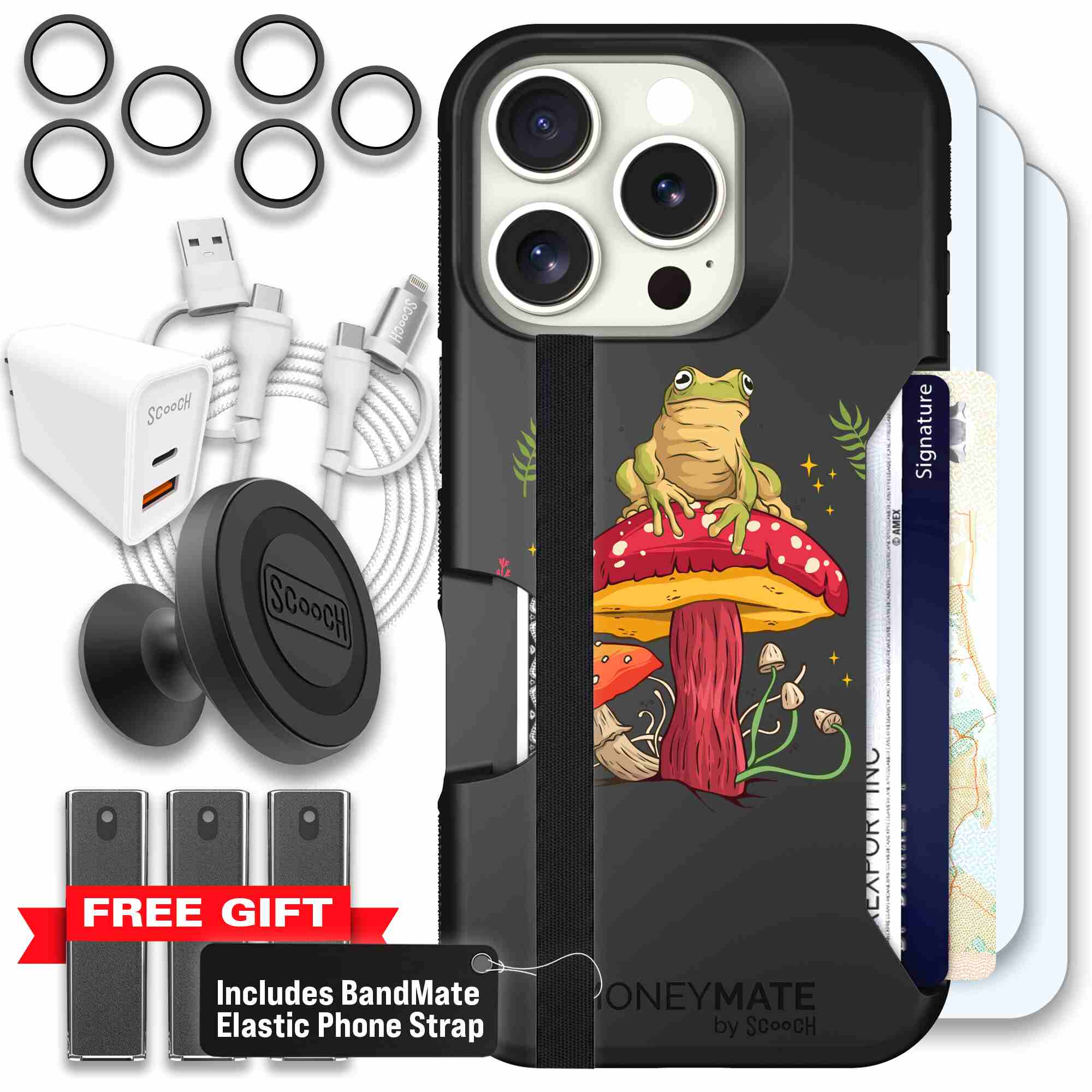 Toadstool Frog | website | iPhone 16 Pro | Ultimate Bundle