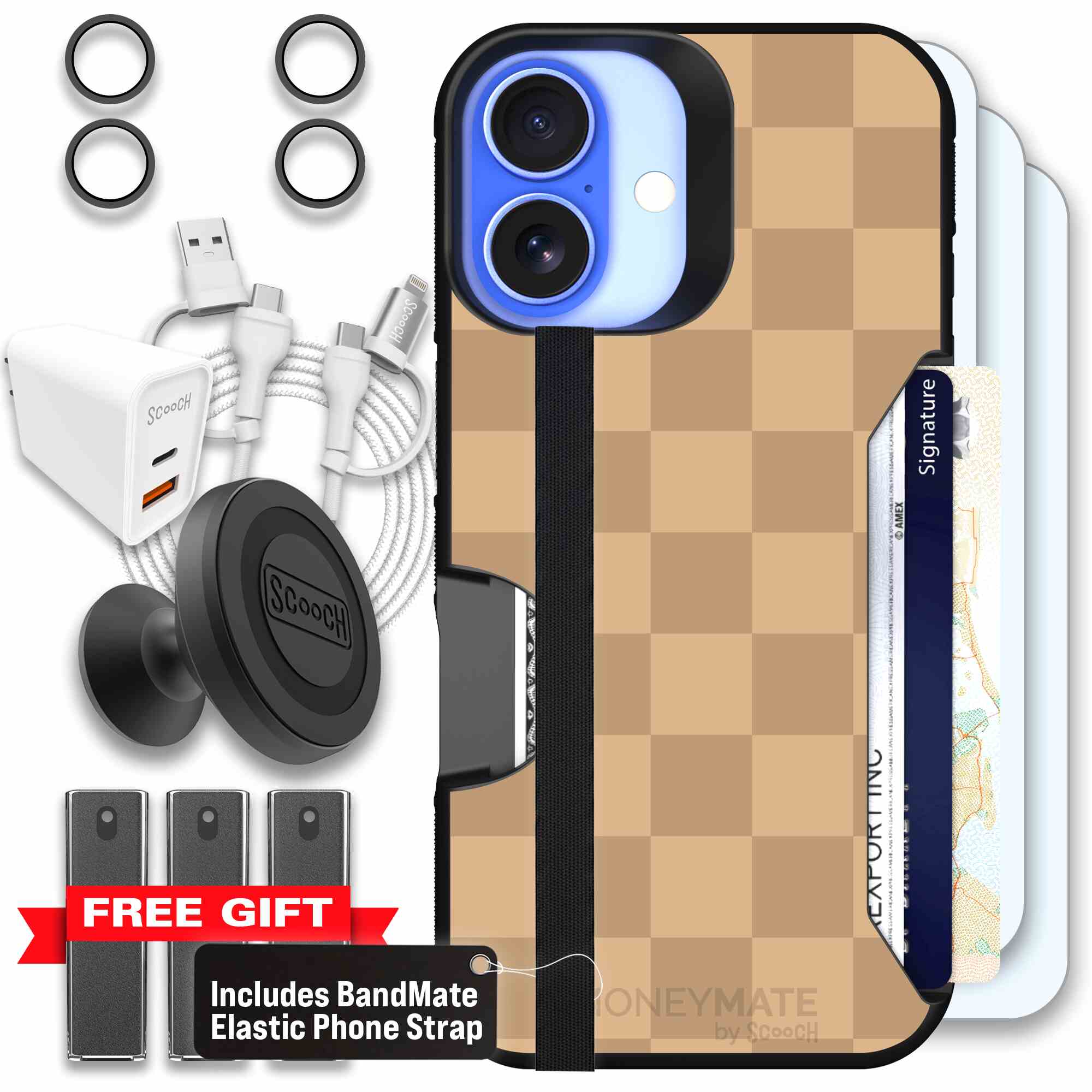 Checkered Beige | website | iPhone 16 | Ultimate Bundle