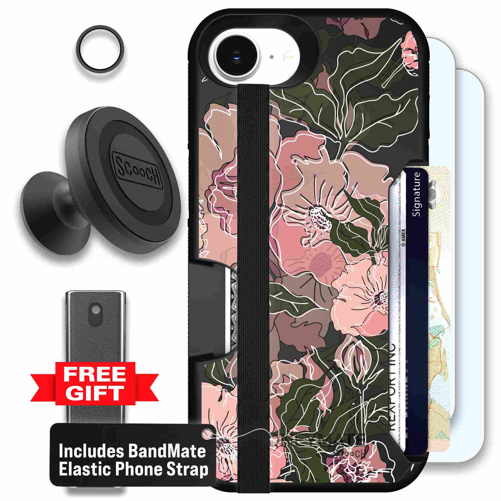 Blush Botanical | website | iPhone 17e | Defender Bundle
