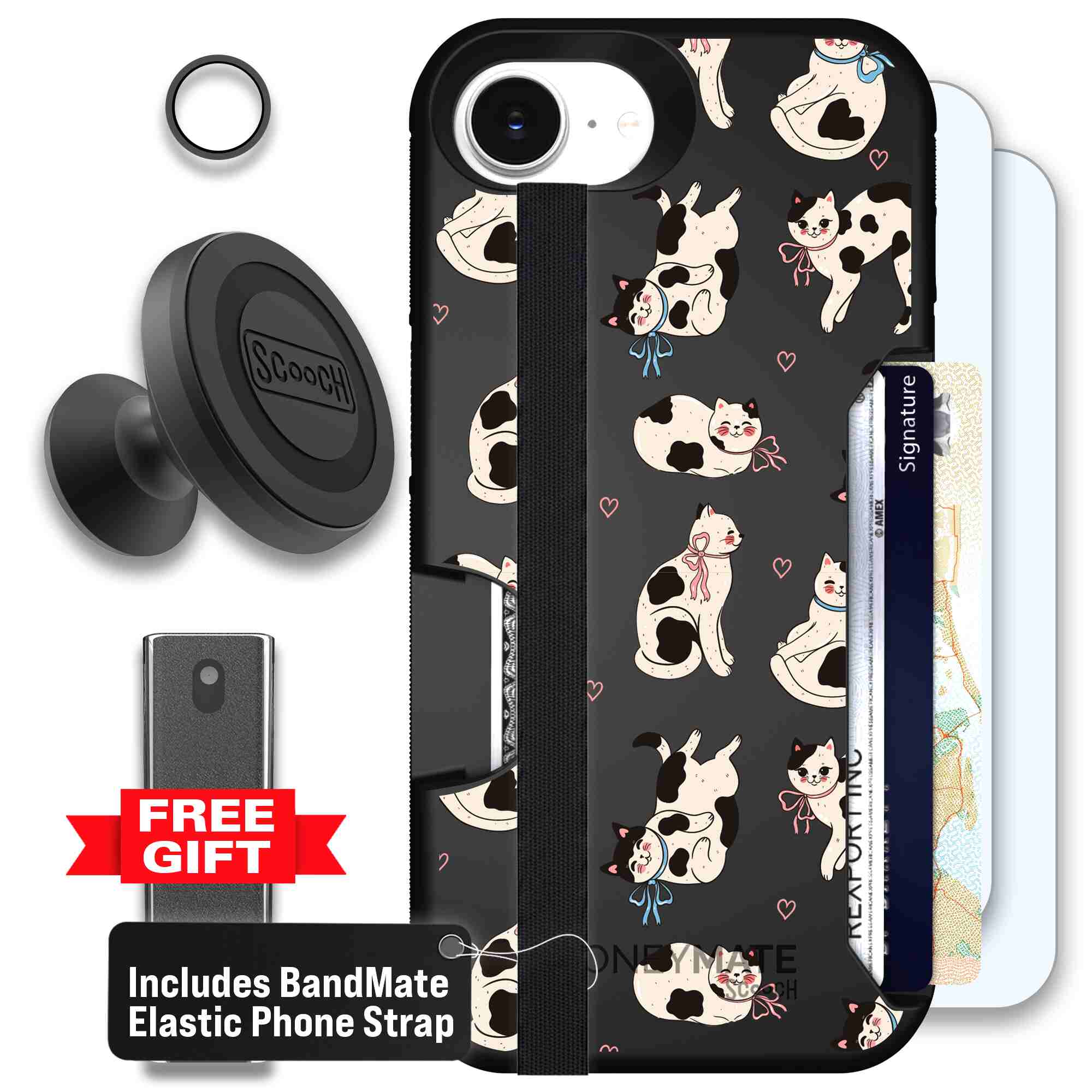 Bow Kitties | website | iPhone 17e | Defender Bundle