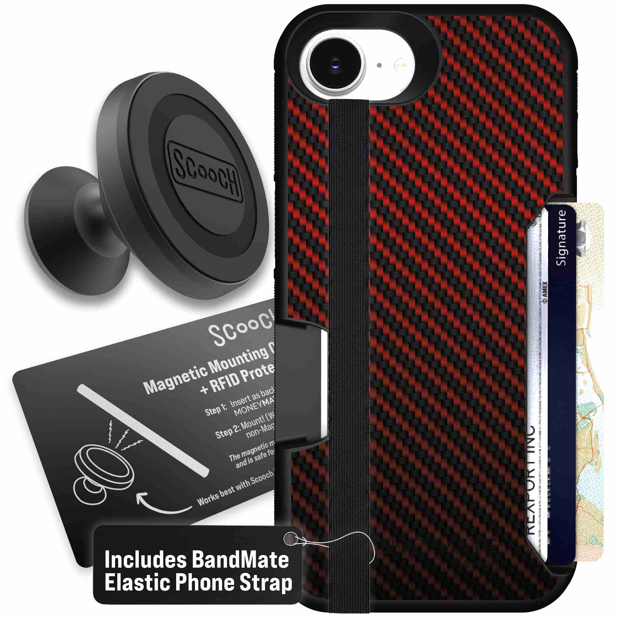 Red Carbon Fiber | website | iPhone 17e | Starter Bundle