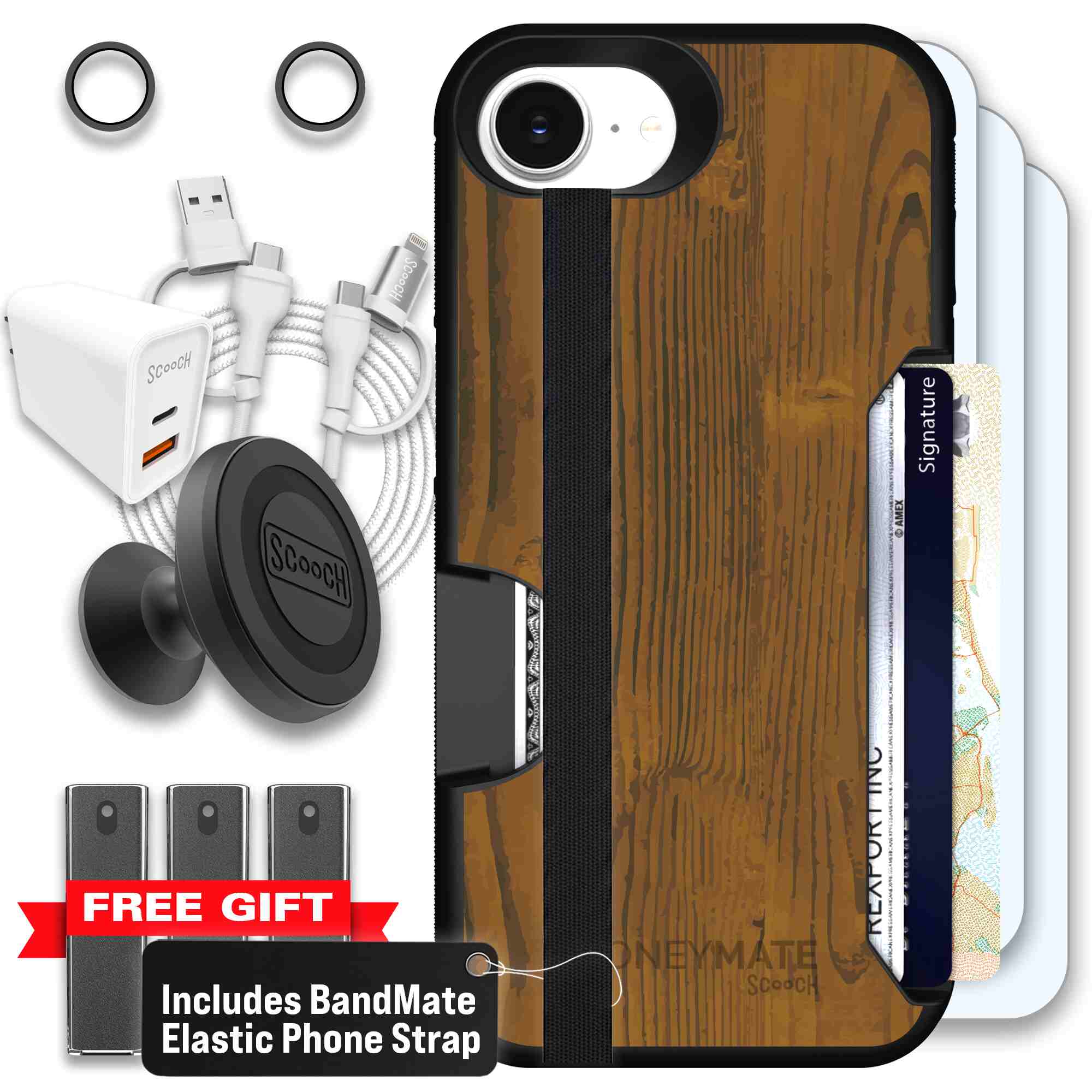 Wood Grain | website | iPhone 17e | Ultimate Bundle