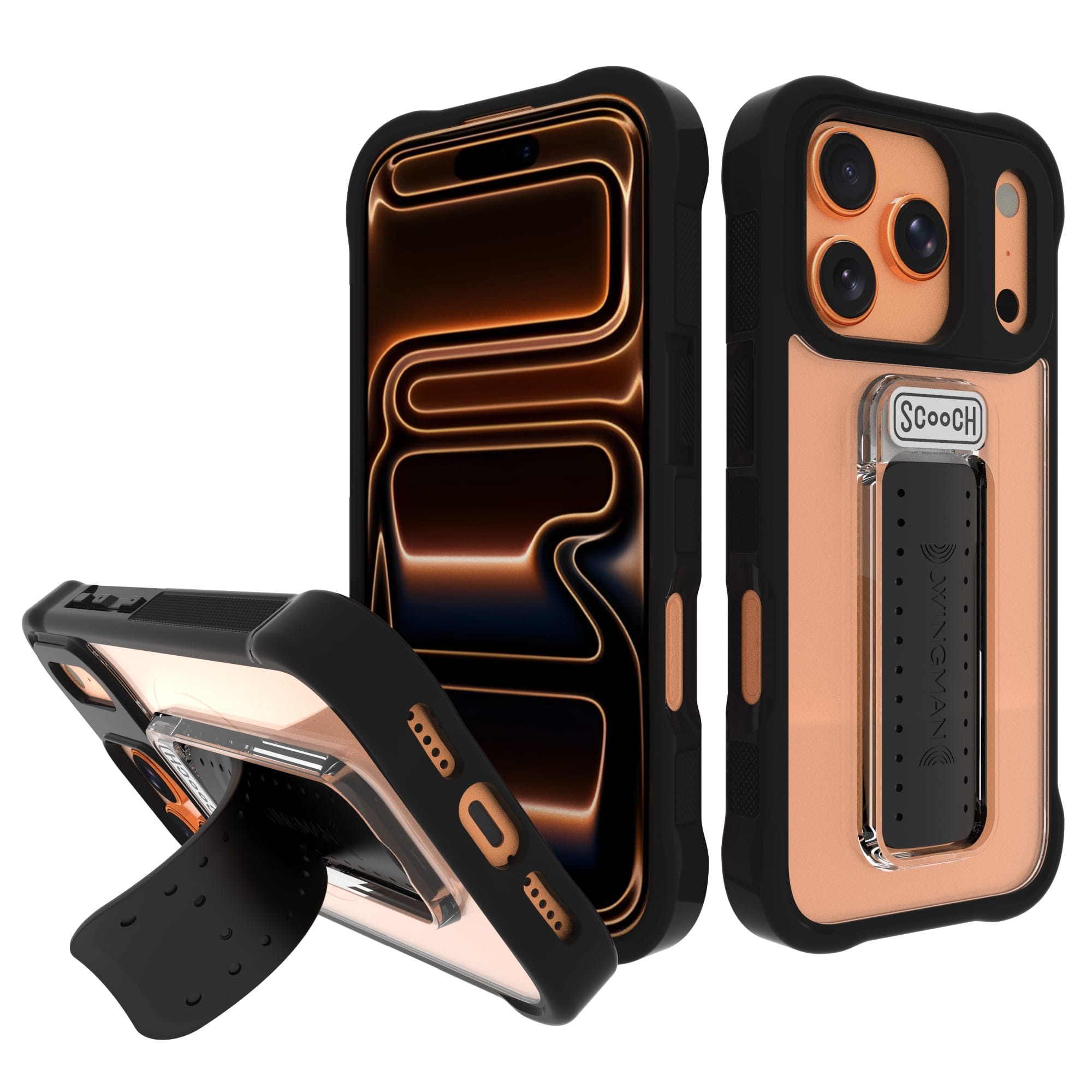 Scooch-Wingman for iPhone 17 Pro-Tuxedo Clear