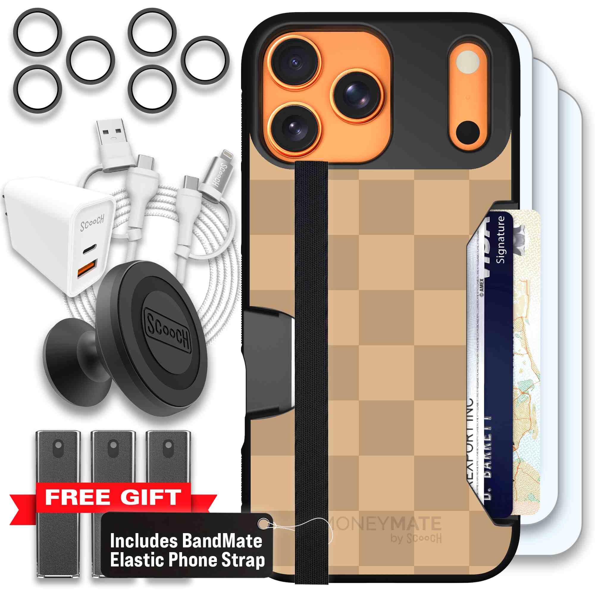 Checkered Beige | website | iPhone 17 Pro Max | Ultimate Bundle