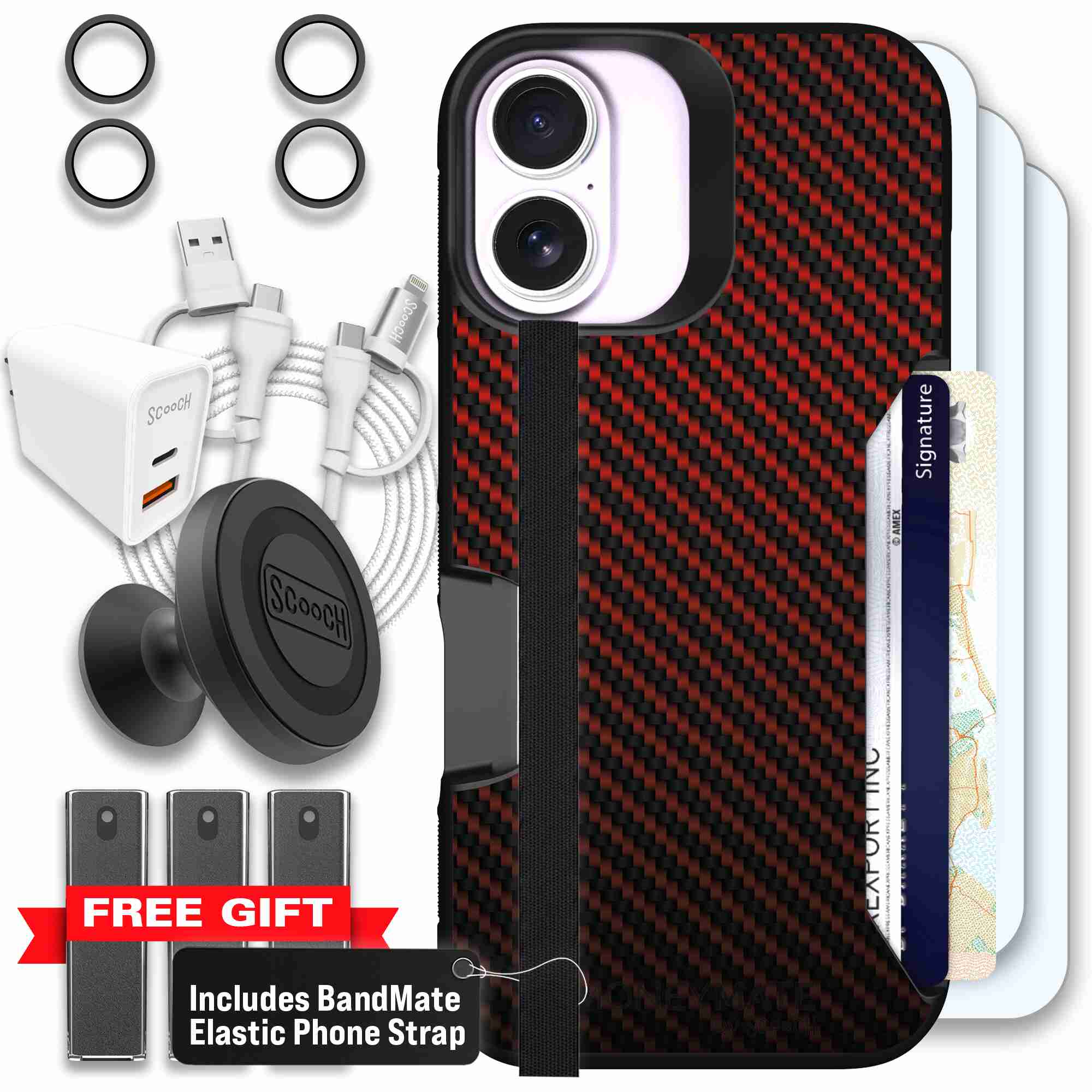 Red Carbon Fiber | website | iPhone 17 | Ultimate Bundle