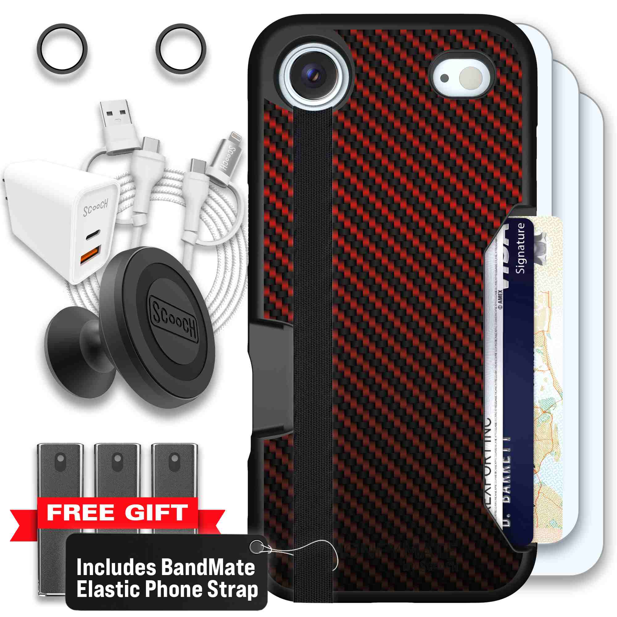 Red Carbon Fiber | website | iPhone Air | Ultimate Bundle