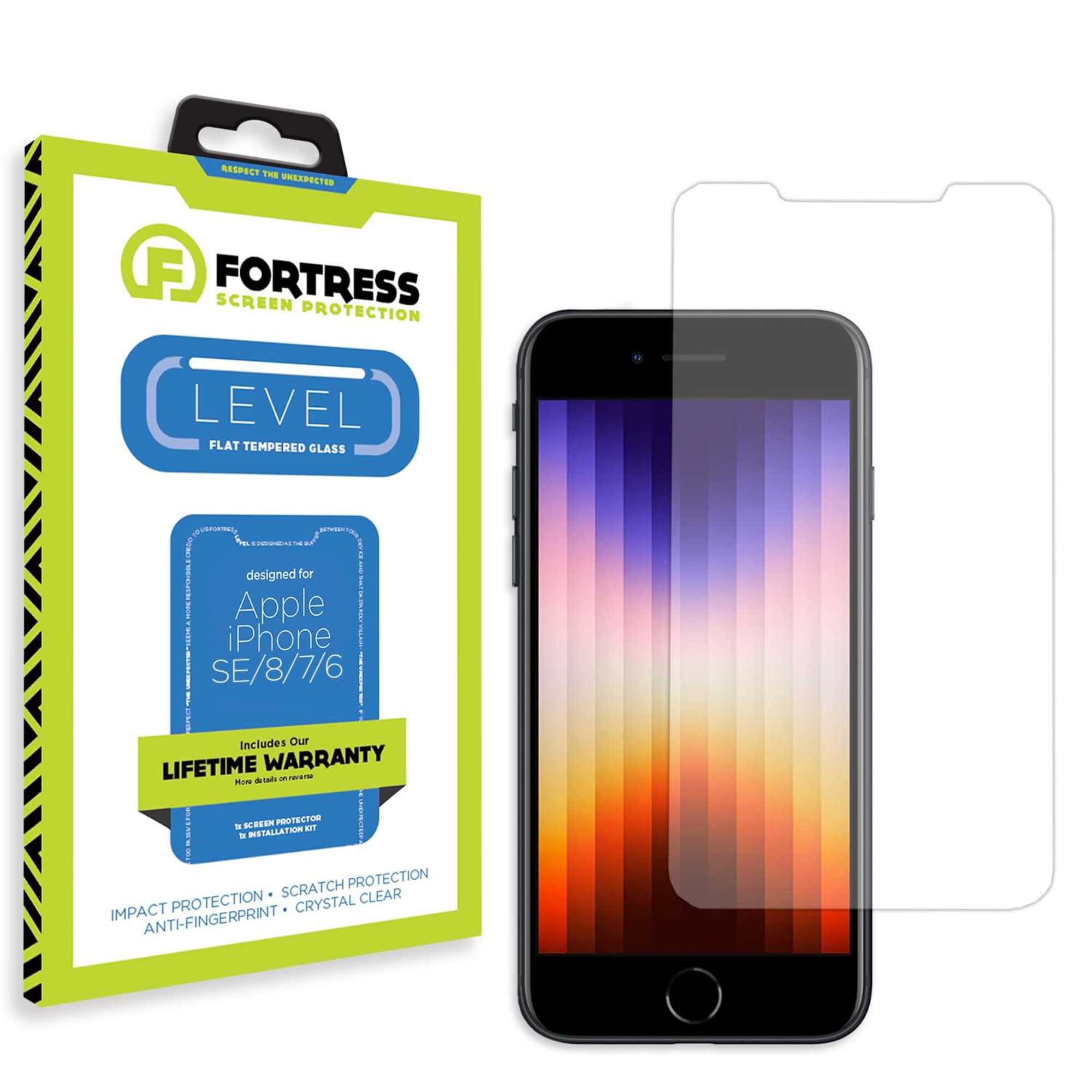 Fortress iPhone SE/8/7 Screen Protector $0Coverage Scooch Screen Protector