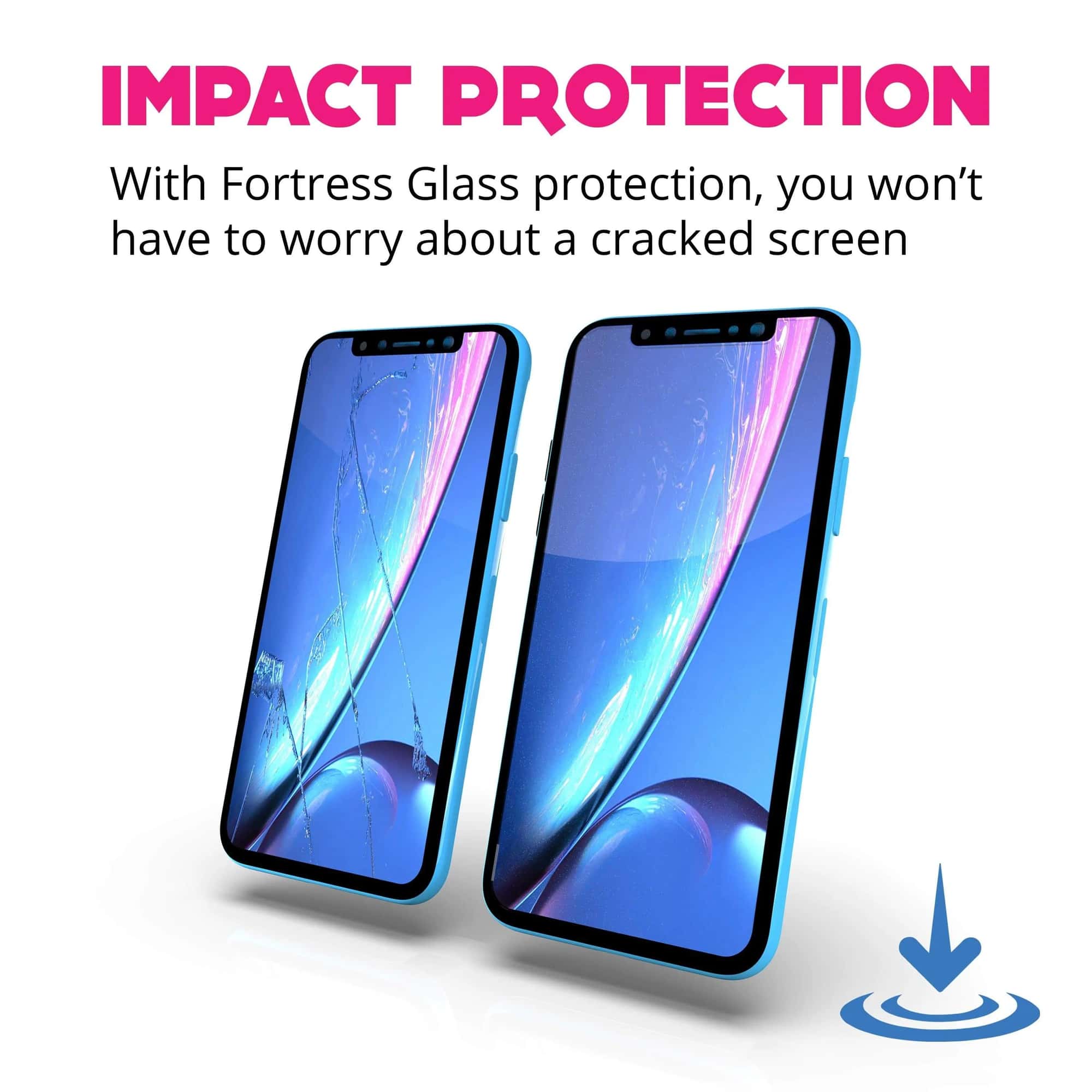 Fortress iPhone XR Screen Protector - $200 Device Coverage  Scooch Screen Protector
