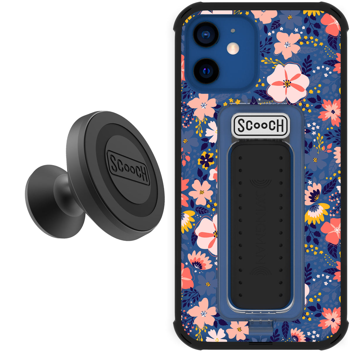 Scooch Wingman Starter Bundle for iPhone 12 in Wildflowers
