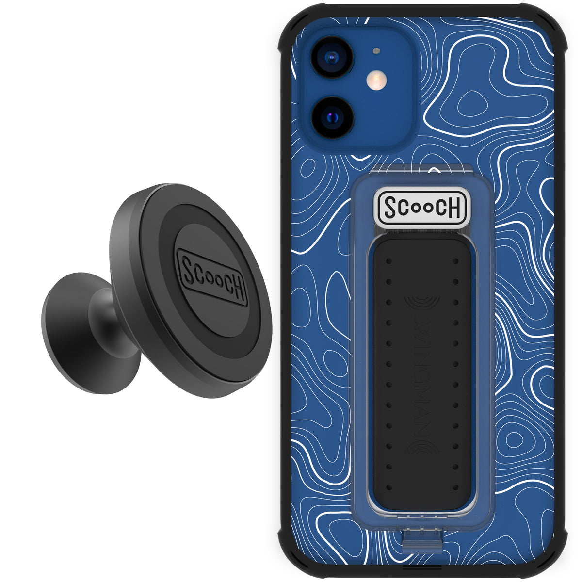 Scooch Wingman Starter Bundle for iPhone 12 Pro in Topography