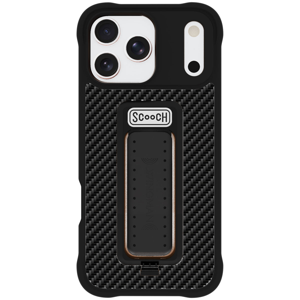 Scooch Wingman case for iPhone 18 Pro Max in Carbon Fiber