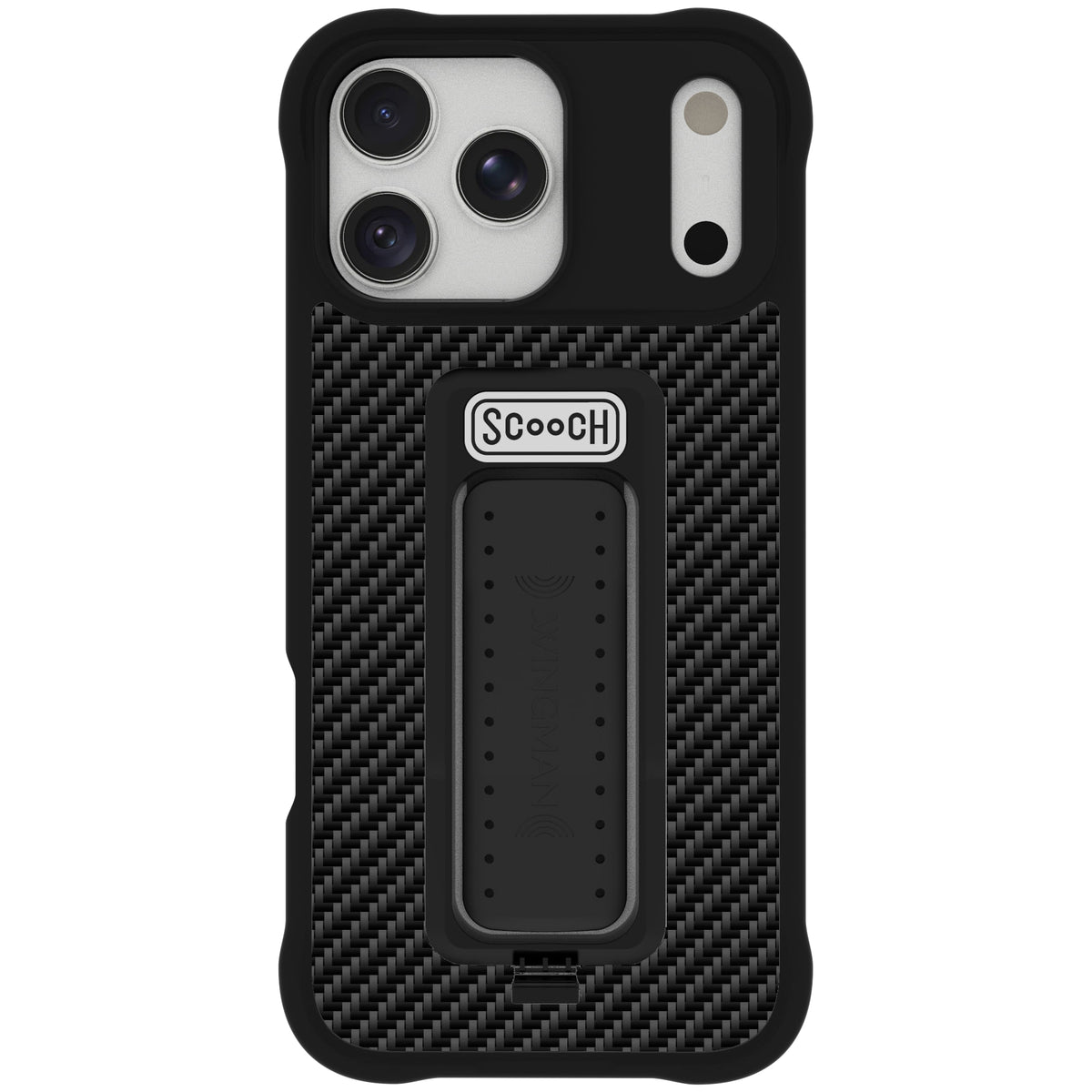 Scooch Wingman case for iPhone 18 Pro Max in Carbon Fiber