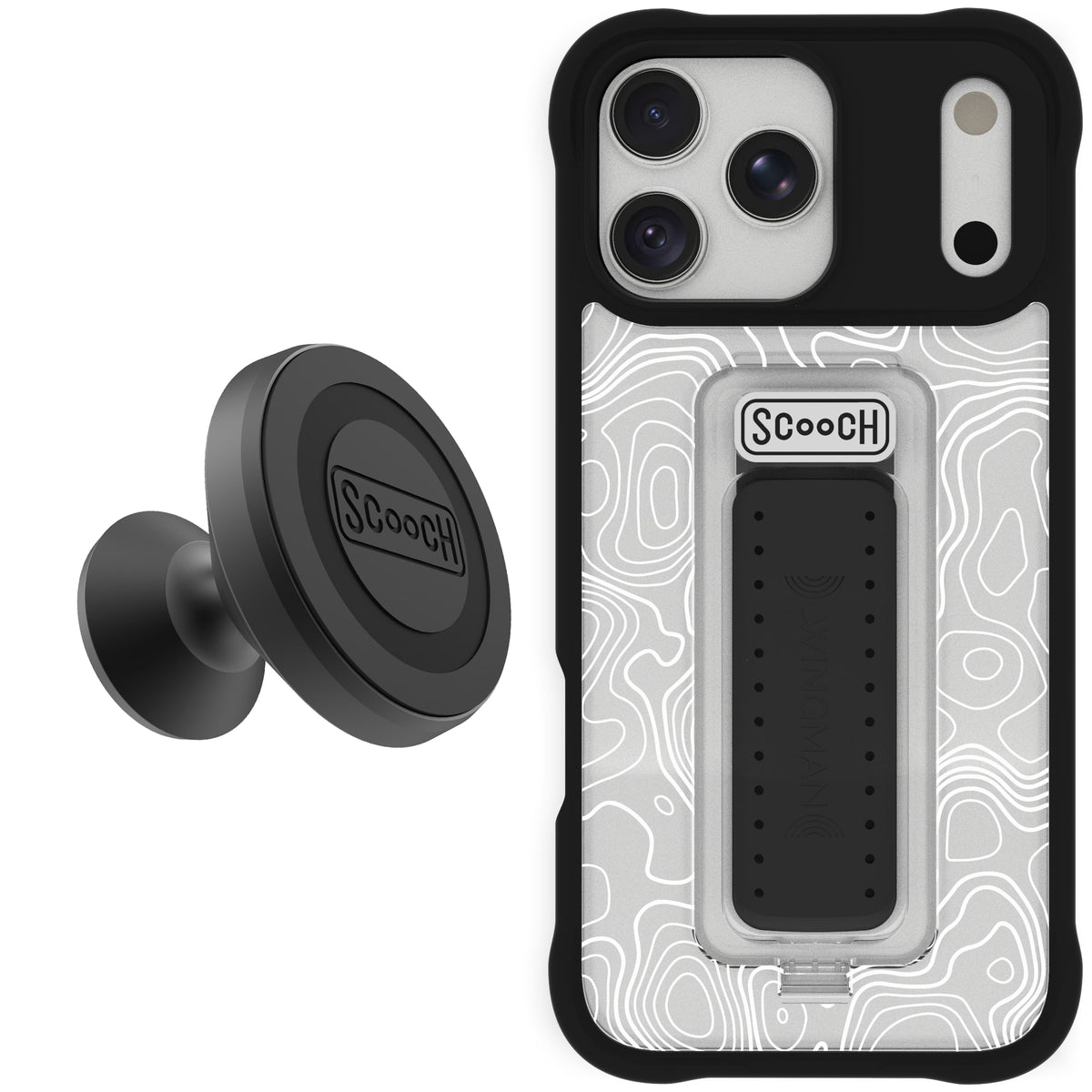 Scooch Wingman Starter Bundle for iPhone 18 Pro Max in Topography