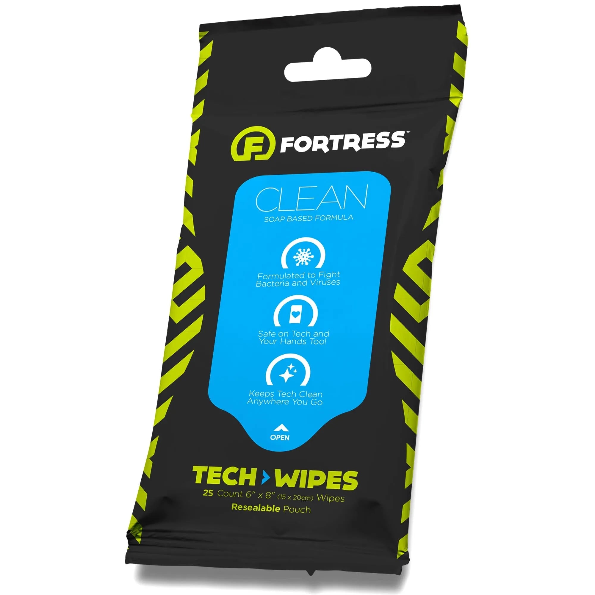 Fortress Tech Wipes (25 ct.) To-Go Disinfecting Wipes for Smartphones  Scooch Clean