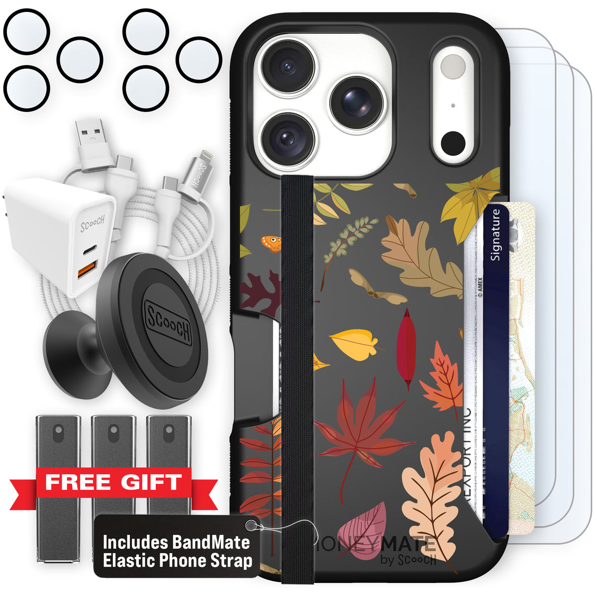 Moneymate Autumn Leaves for iPhone 18 Pro — Ultimate Bundle