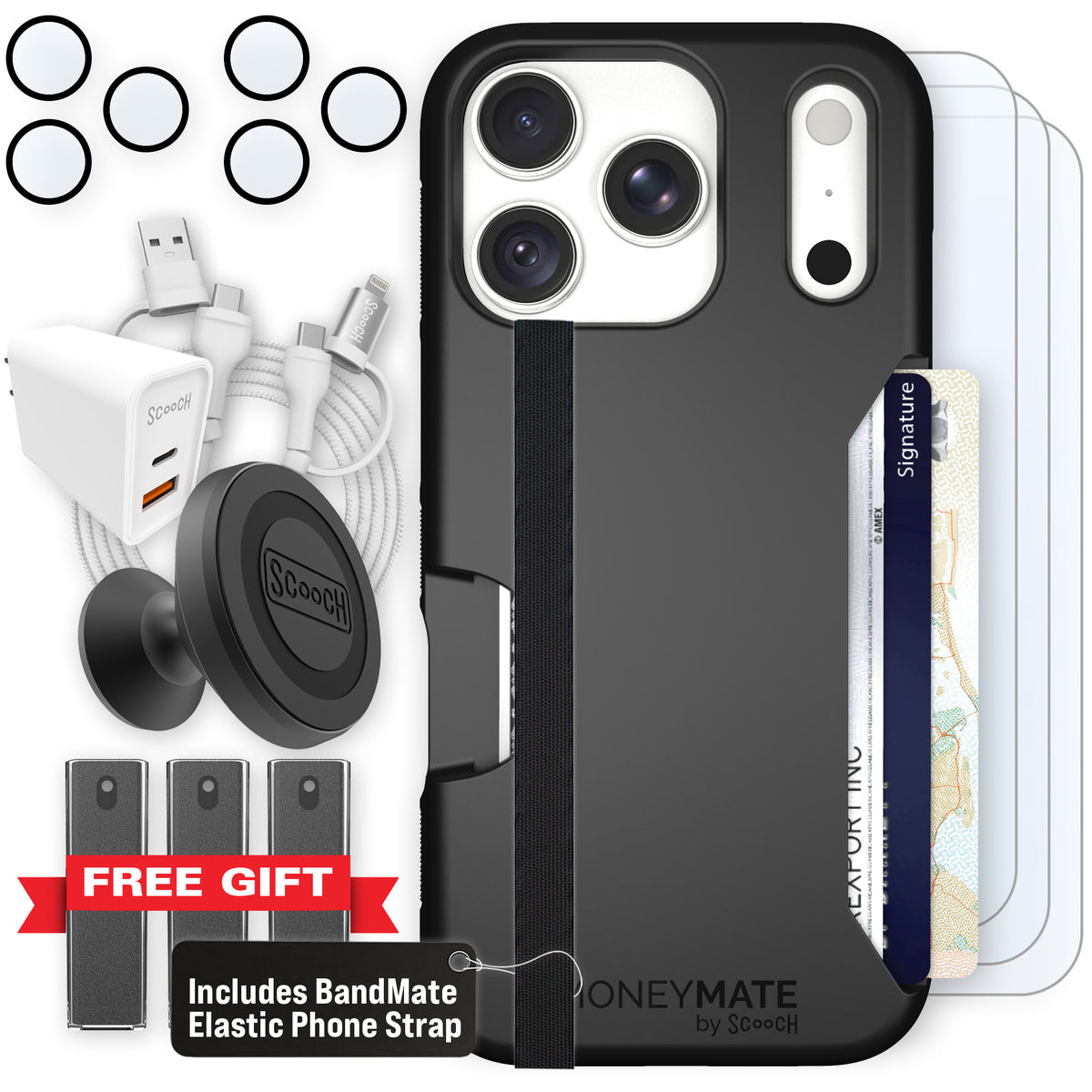 Moneymate Black for iPhone 18 Pro — Ultimate Bundle