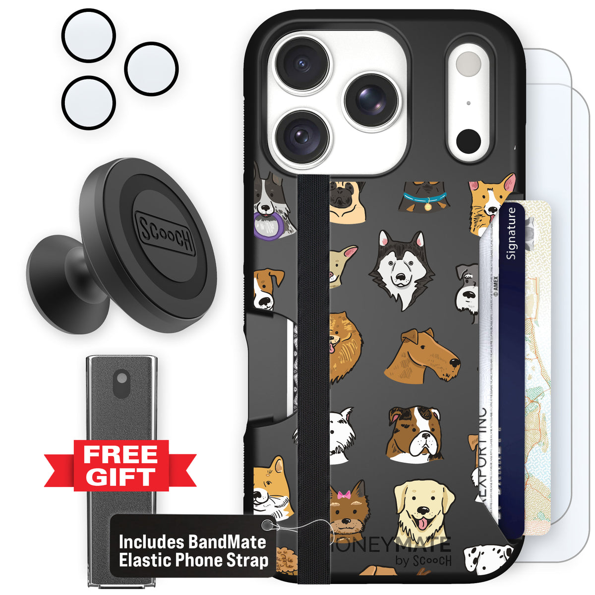 Moneymate Dog Squad for iPhone 18 Pro — Defender Bundle