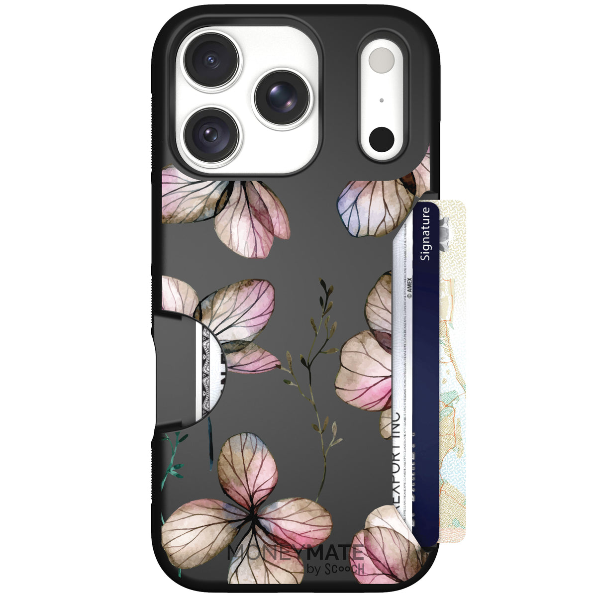 Moneymate Dried Flowers for iPhone 18 Pro — case