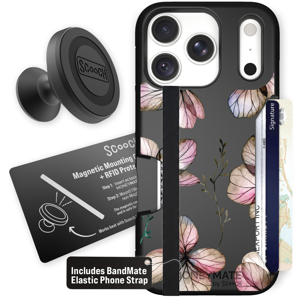 Moneymate Dried Flowers for iPhone 18 Pro — Starter Bundle