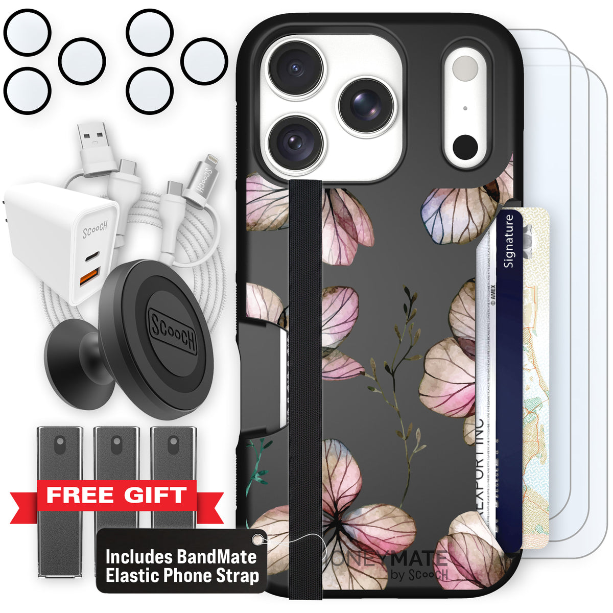 Moneymate Dried Flowers for iPhone 18 Pro — Ultimate Bundle