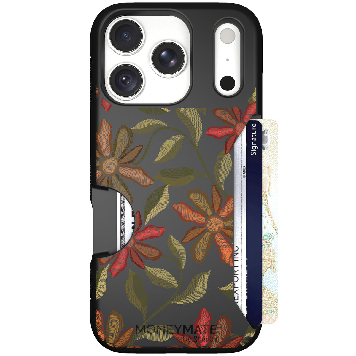 Moneymate Floral Tapestry for iPhone 18 Pro — case