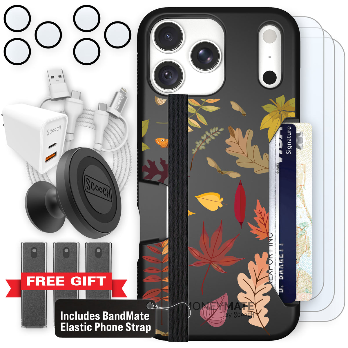 Moneymate Autumn Leaves for iPhone 18 Pro Max — Ultimate Bundle