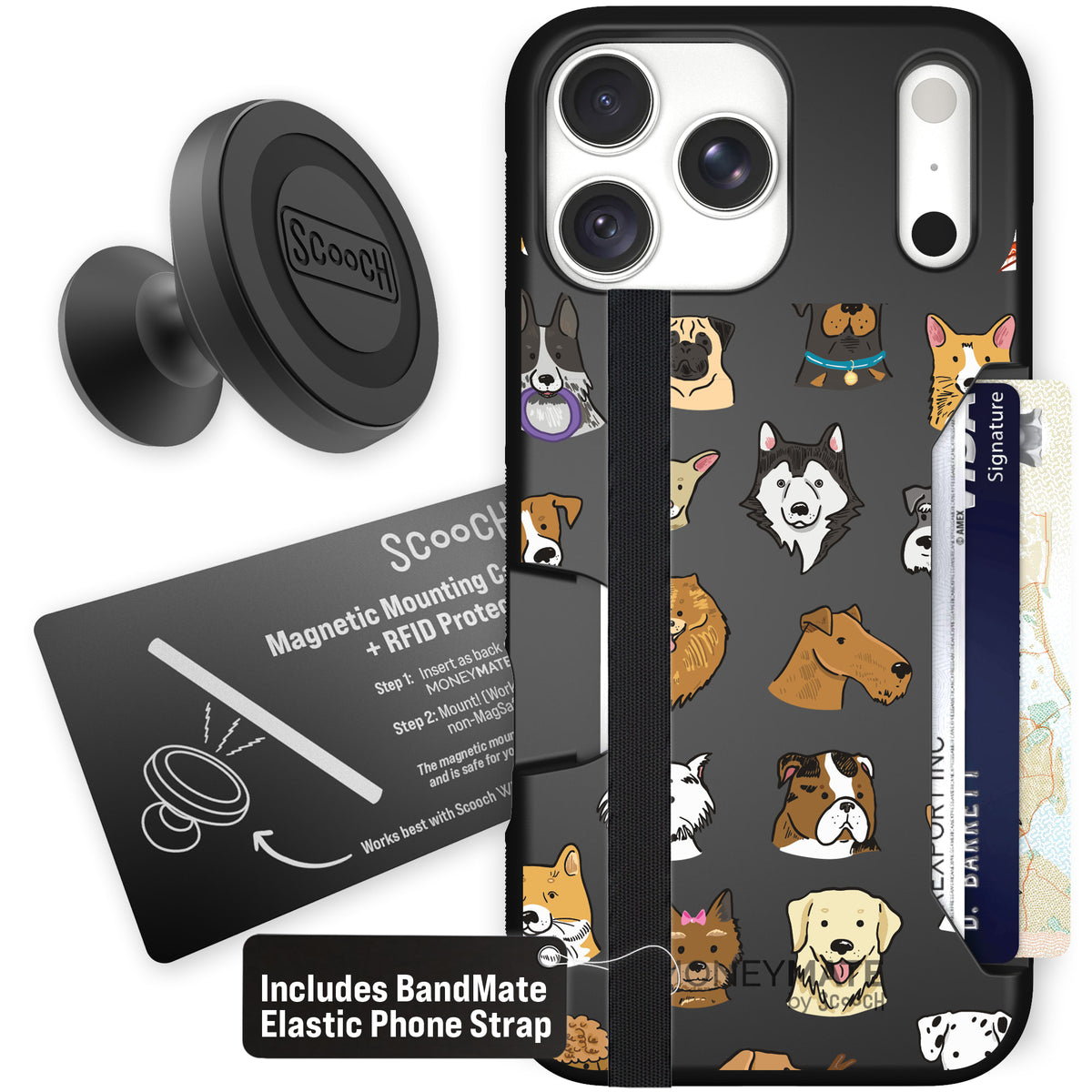 Moneymate Dog Squad for iPhone 18 Pro Max — Starter Bundle