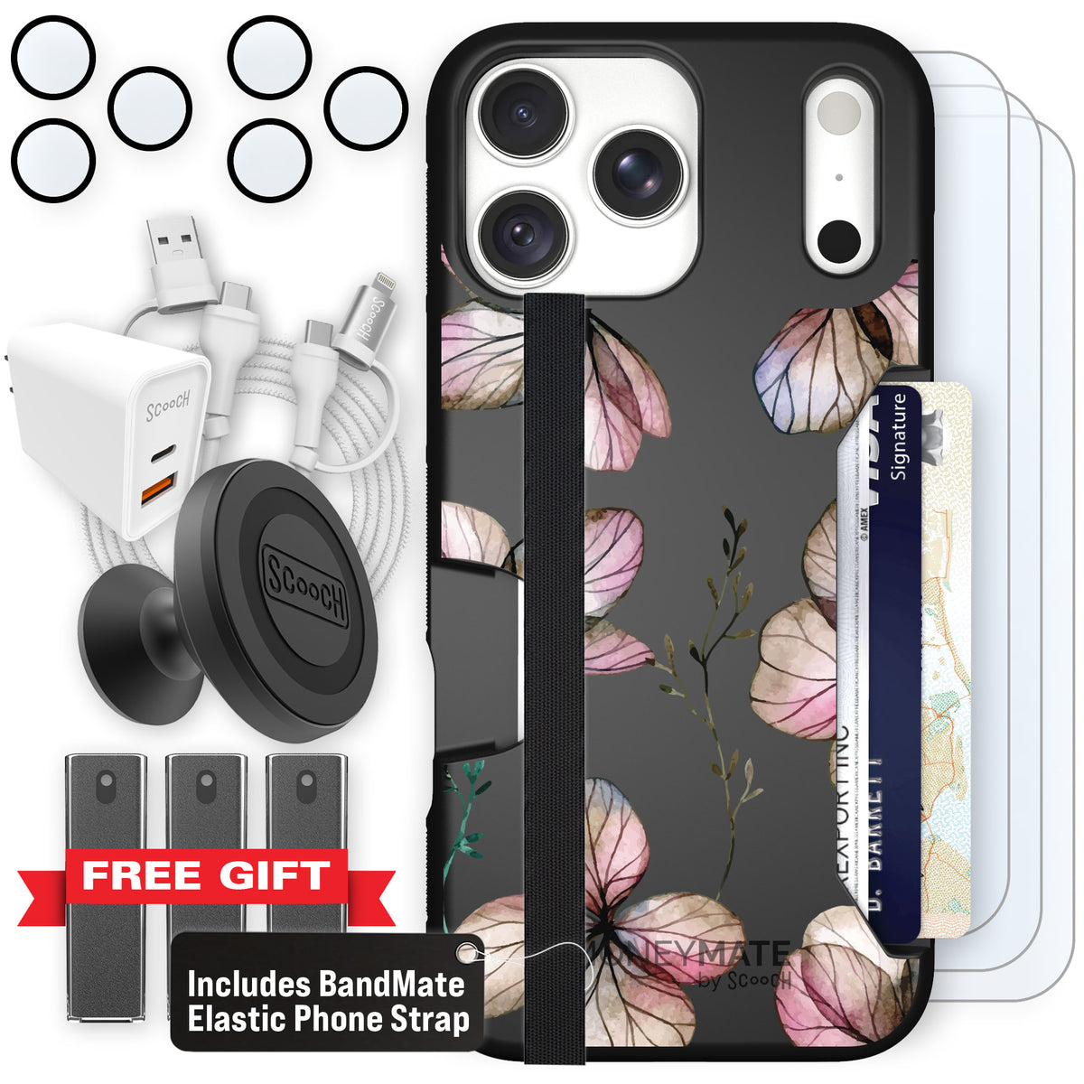 Moneymate Dried Flowers for iPhone 18 Pro Max — Ultimate Bundle