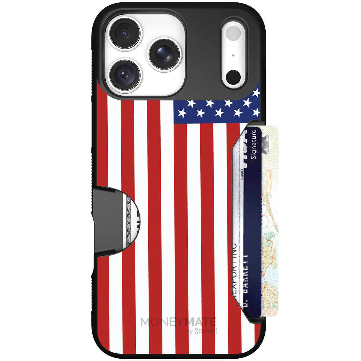 Moneymate Stars and Stripes for iPhone 18 Pro Max — case