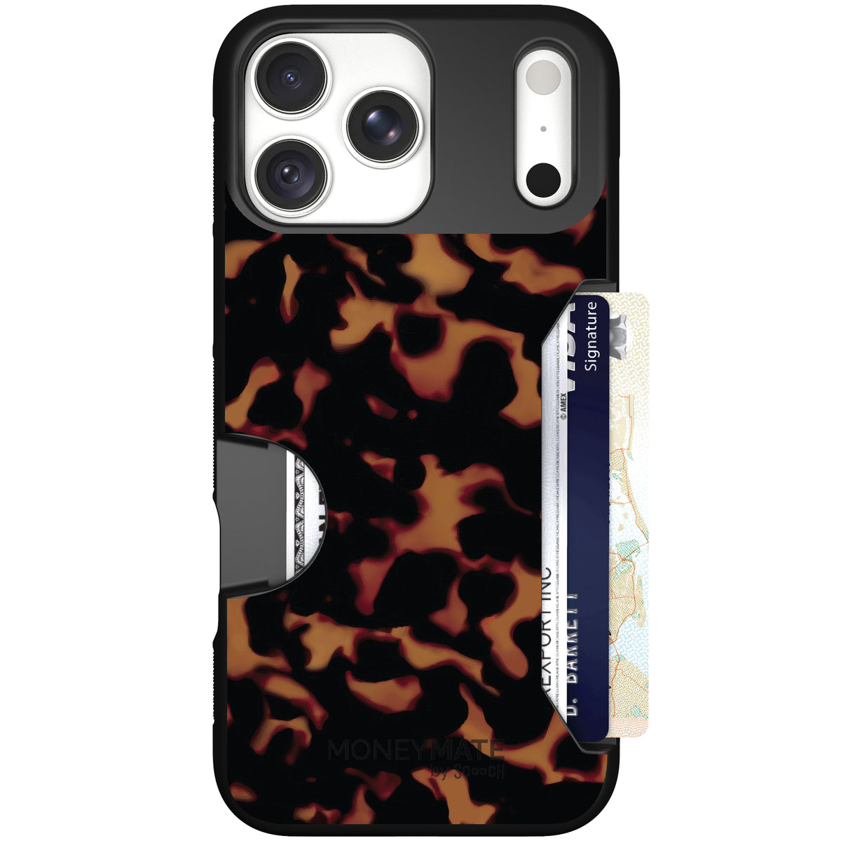 Moneymate Tortoise Shell for iPhone 18 Pro Max — case