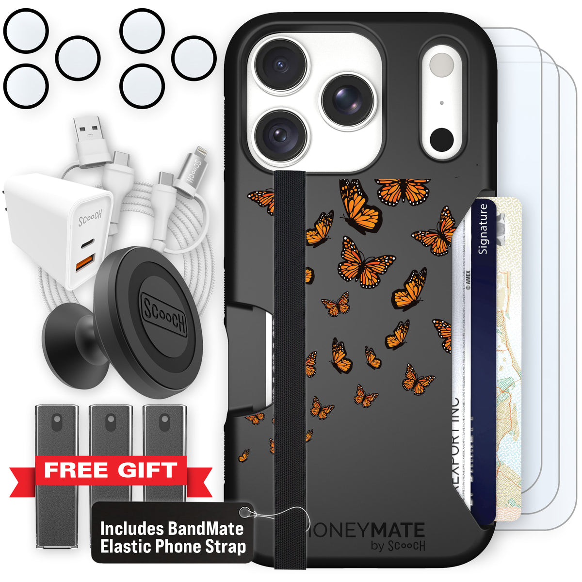 Moneymate Monarch Flight for iPhone 18 Pro — Ultimate Bundle