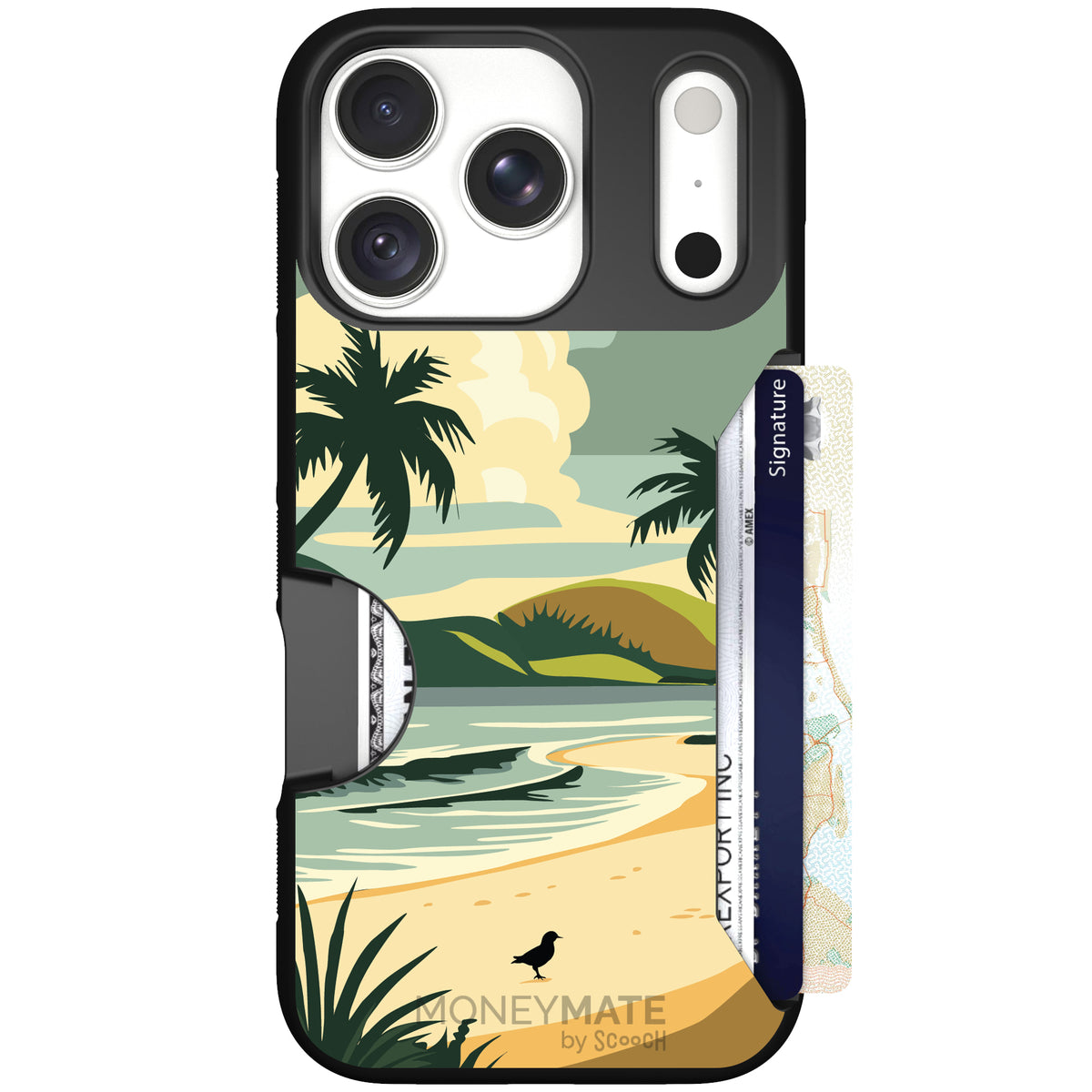 Moneymate Paradise Cove for iPhone 18 Pro — case