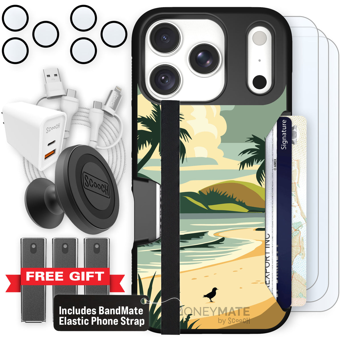 Moneymate Paradise Cove for iPhone 18 Pro — Ultimate Bundle