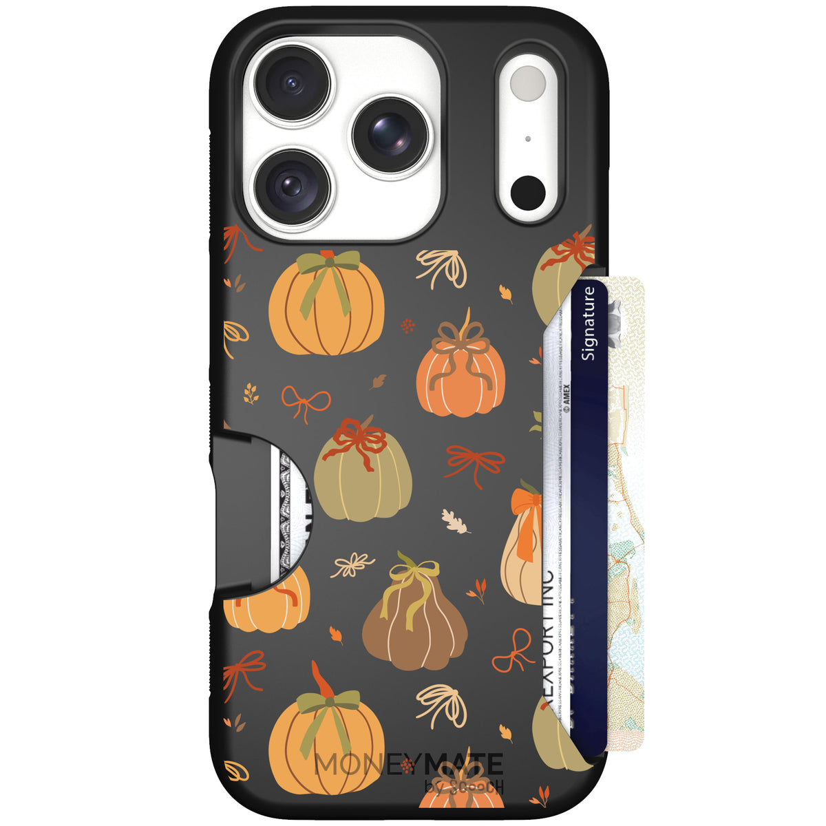 Moneymate Pretty Pumpkins for iPhone 18 Pro — case