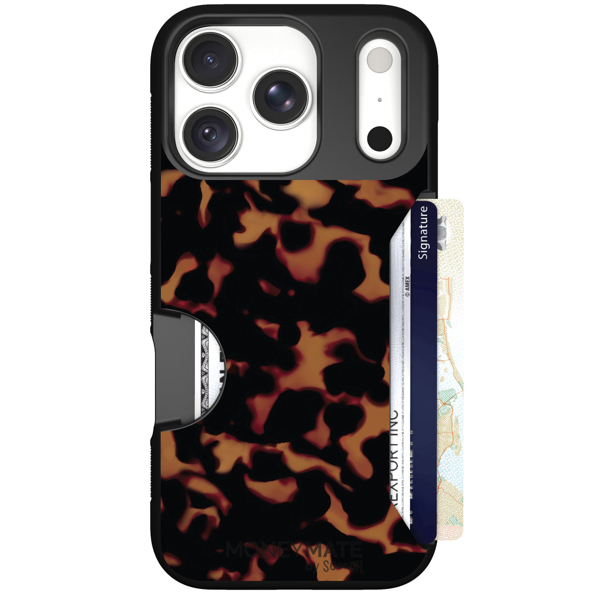 Moneymate Tortoise Shell for iPhone 18 Pro — case