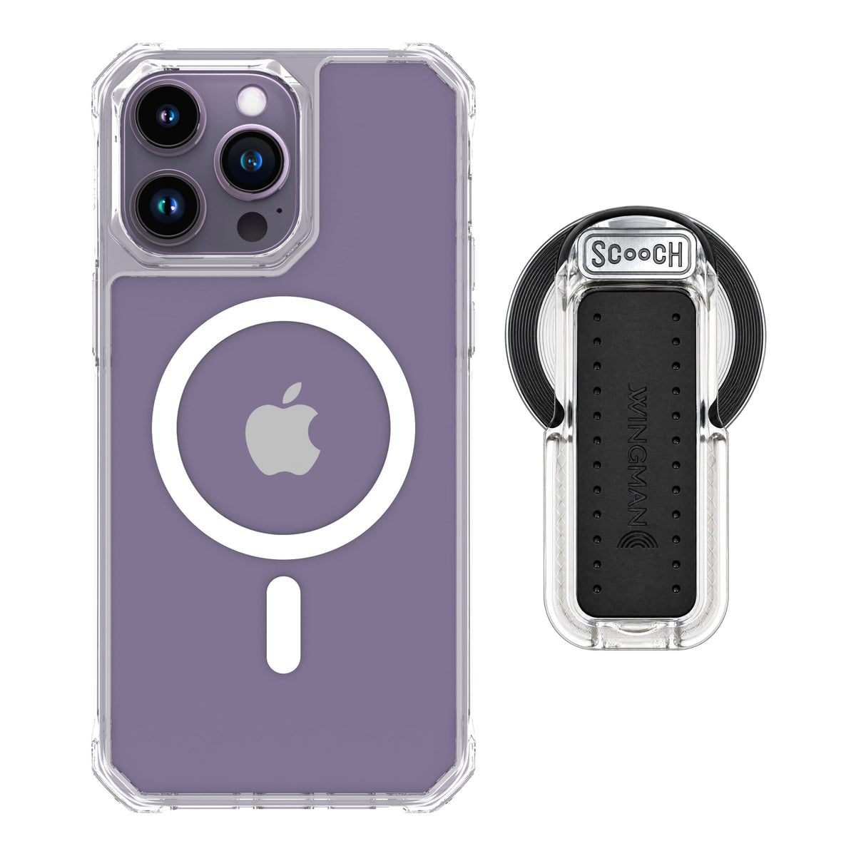 MagCase Clear for iPhone 14 Pro Max with Clear Wingback for MagSafe