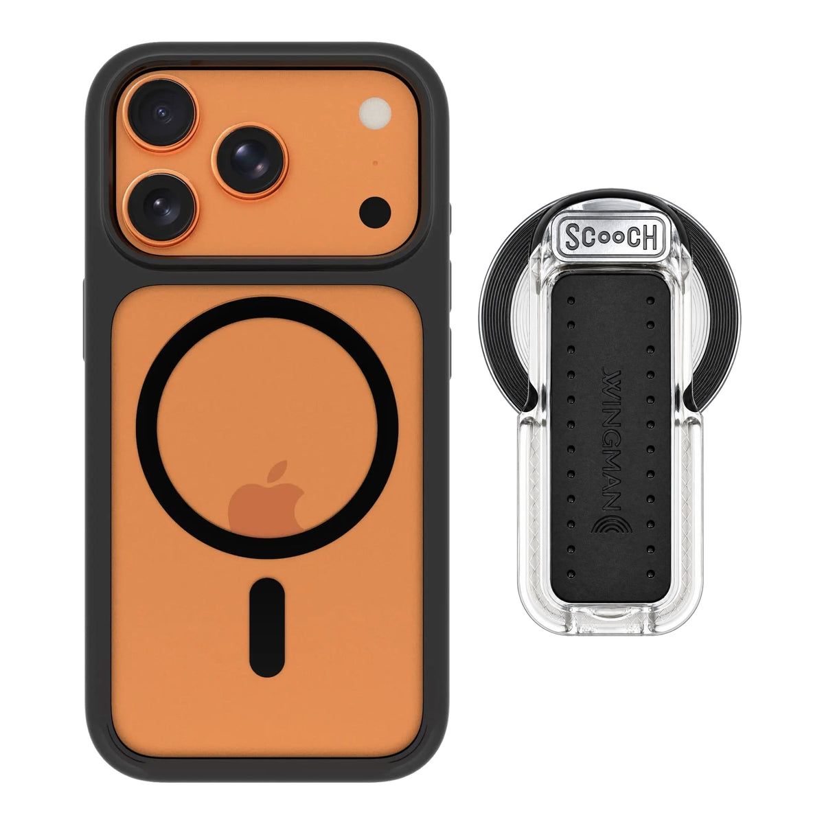 MagCase Tuxedo Clear for iPhone 17 Pro with Clear Wingback for MagSafe
