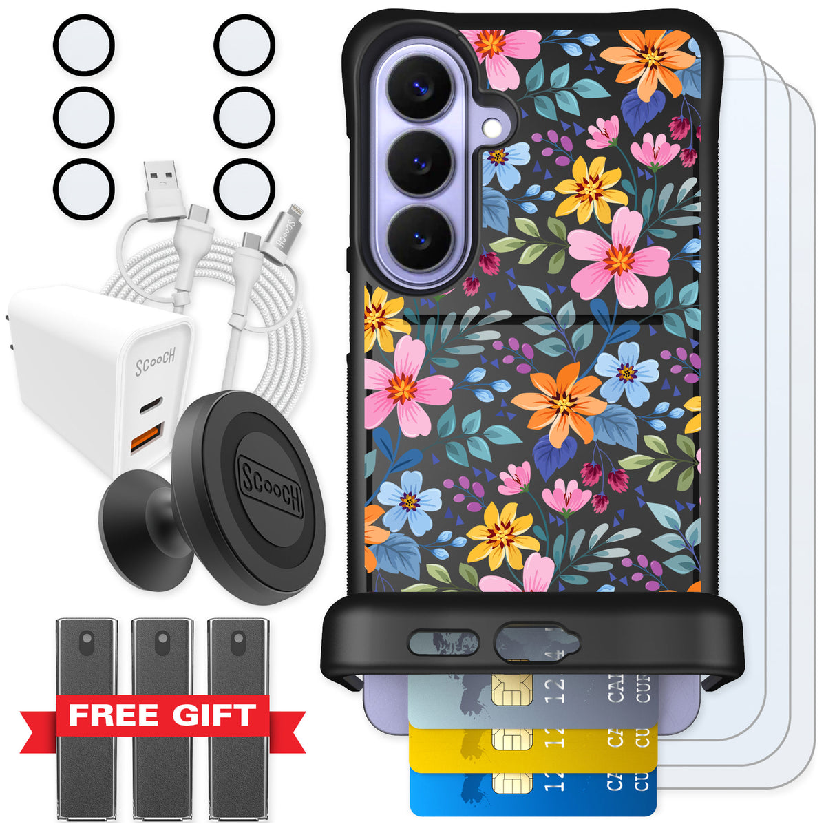 Scooch Wingmate Full Bloom for Galaxy S26+ — Ultimate Bundle