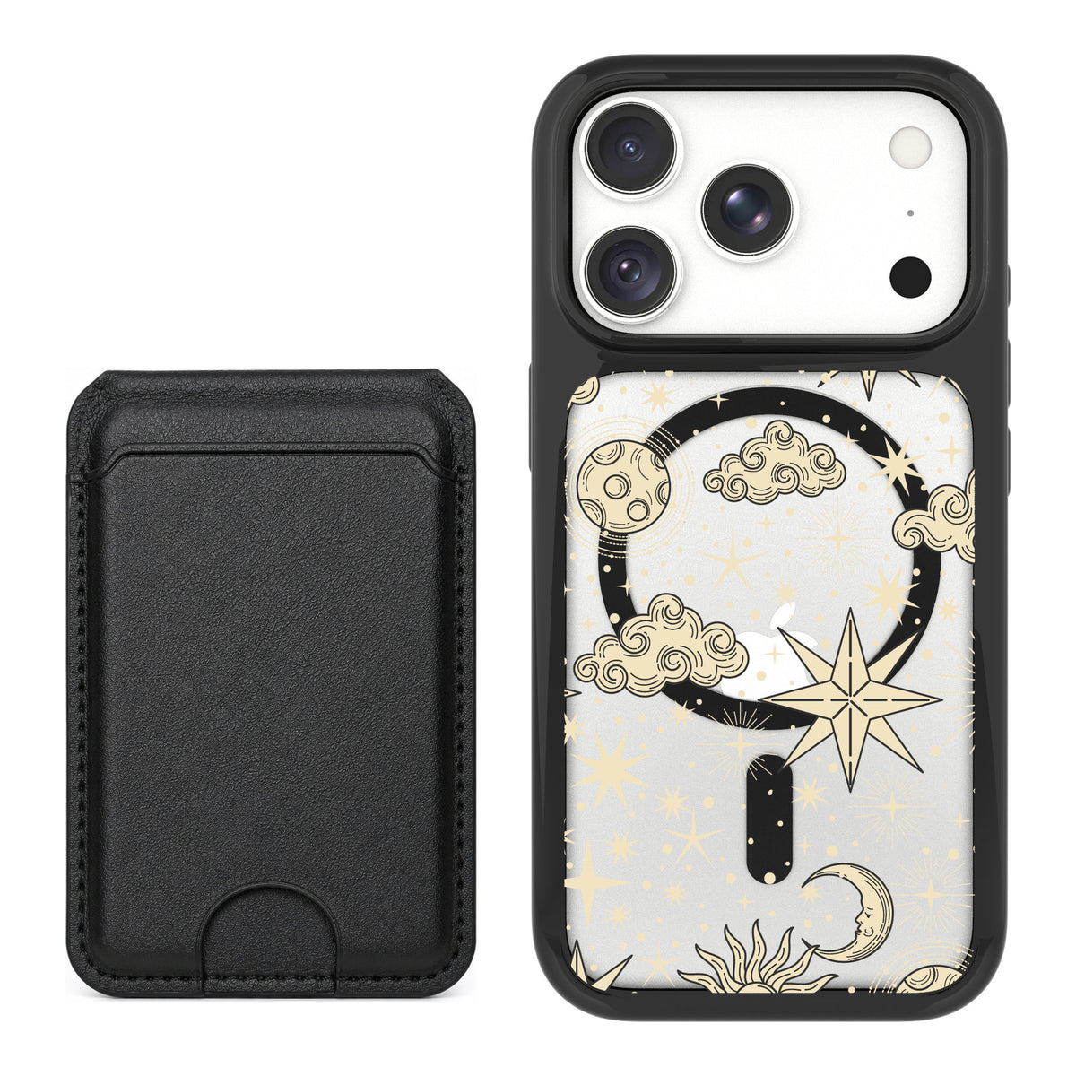 Scooch MagCase Celestial Sleep for iPhone 18 Pro Max — Black MagWallet Bundle